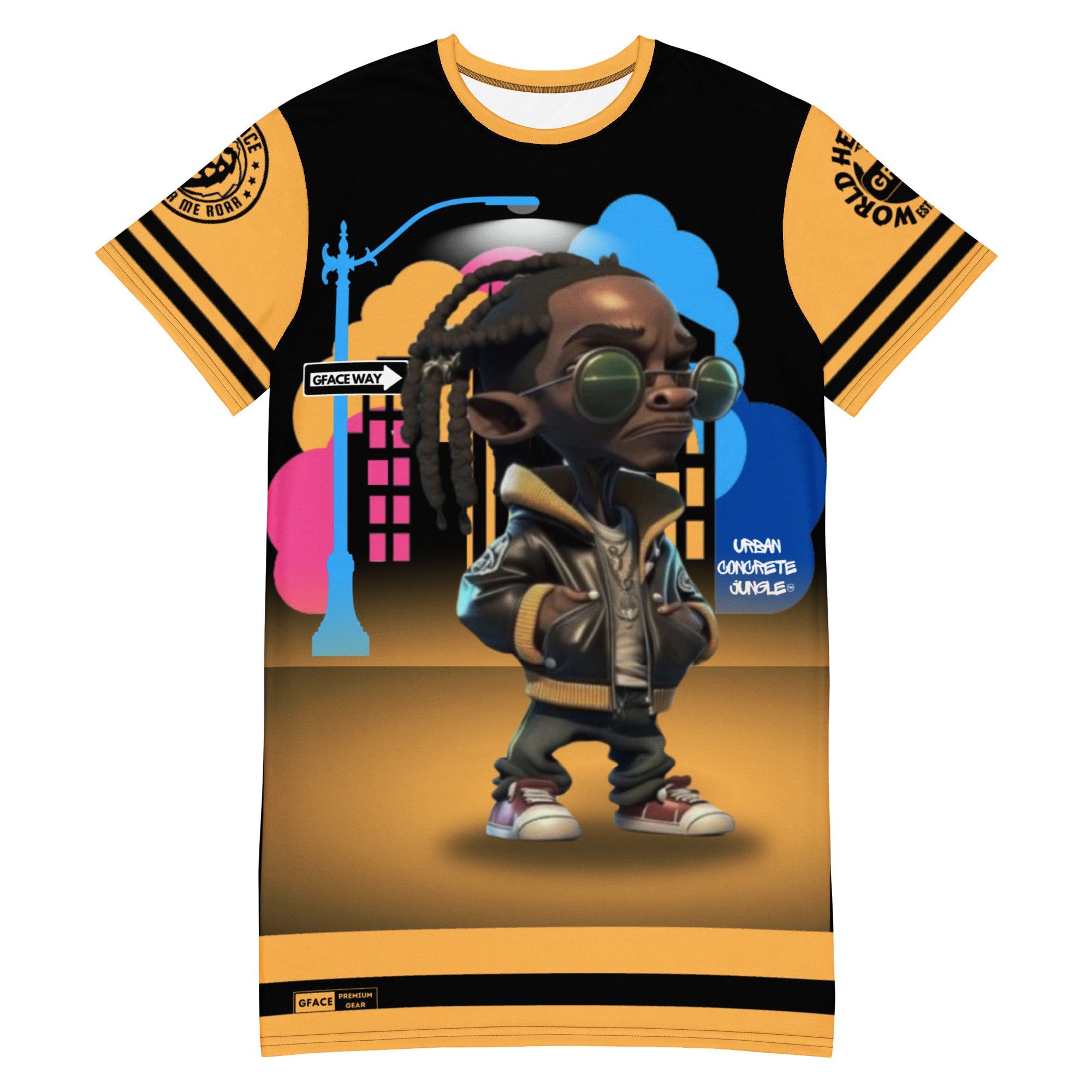 Gface Sporty T-shirt Dress Snoop