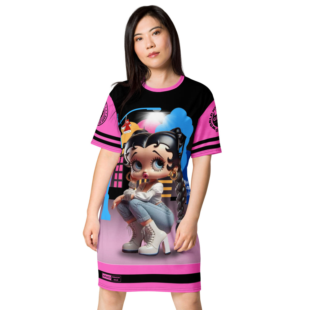 Gface T-shirt Dress Betty Boop Pony Tail