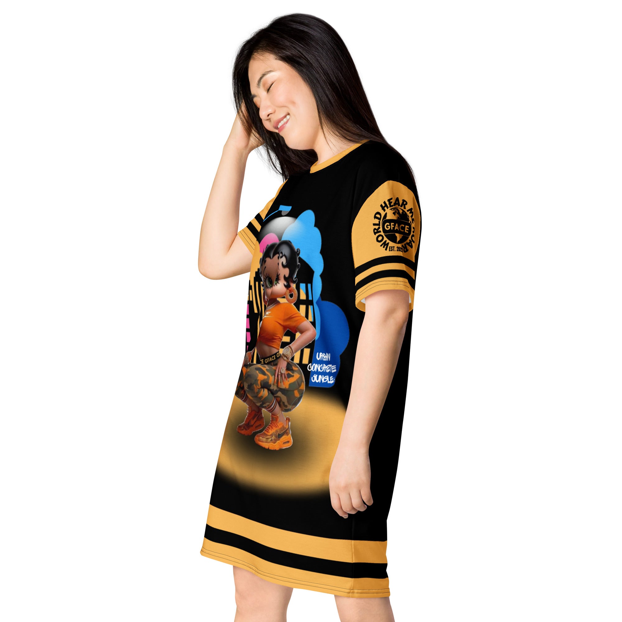 Gface Sporty T-shirt Dress Betty Boop BOO