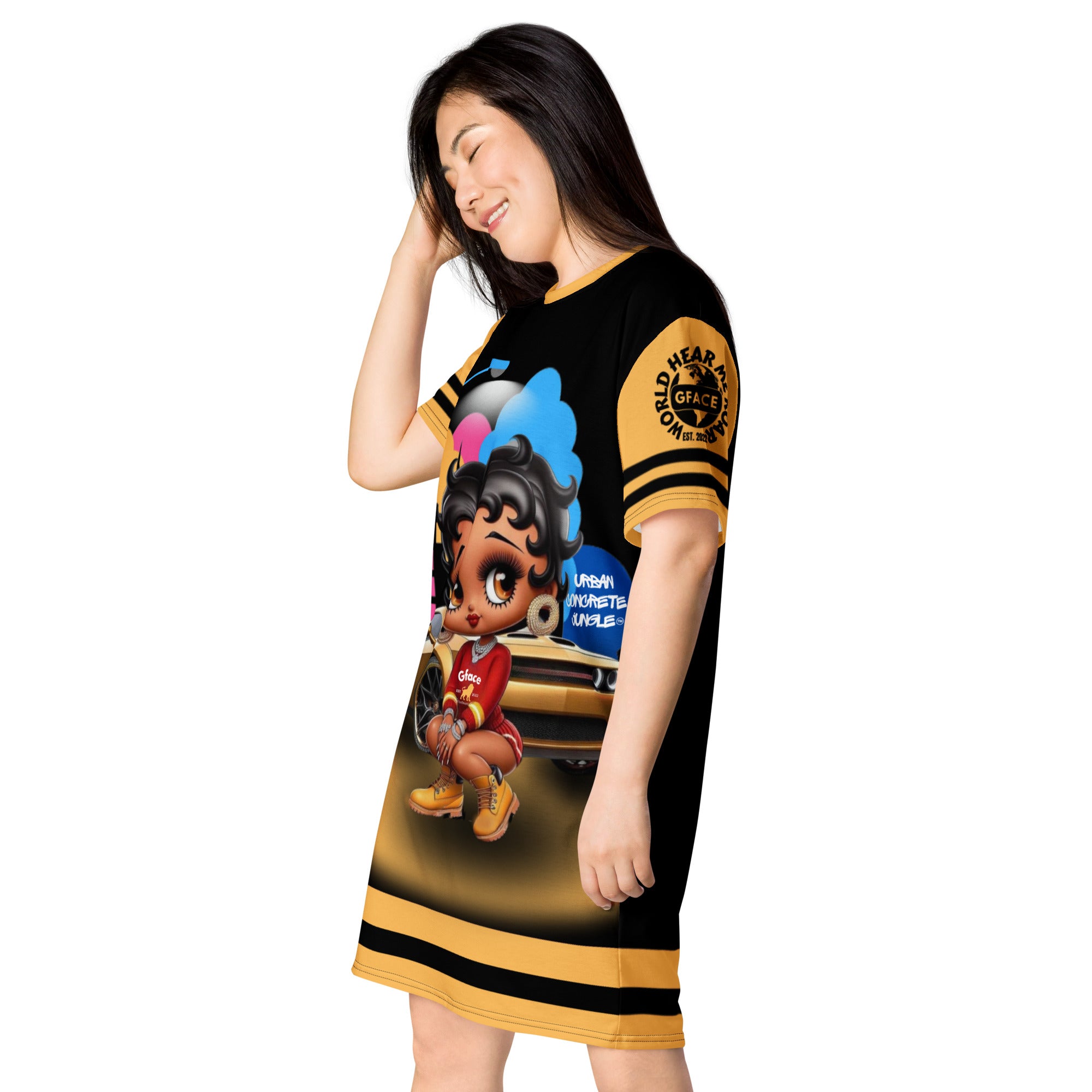 Gface Sporty T-shirt Dress Betty Boop Gface Girl & Car