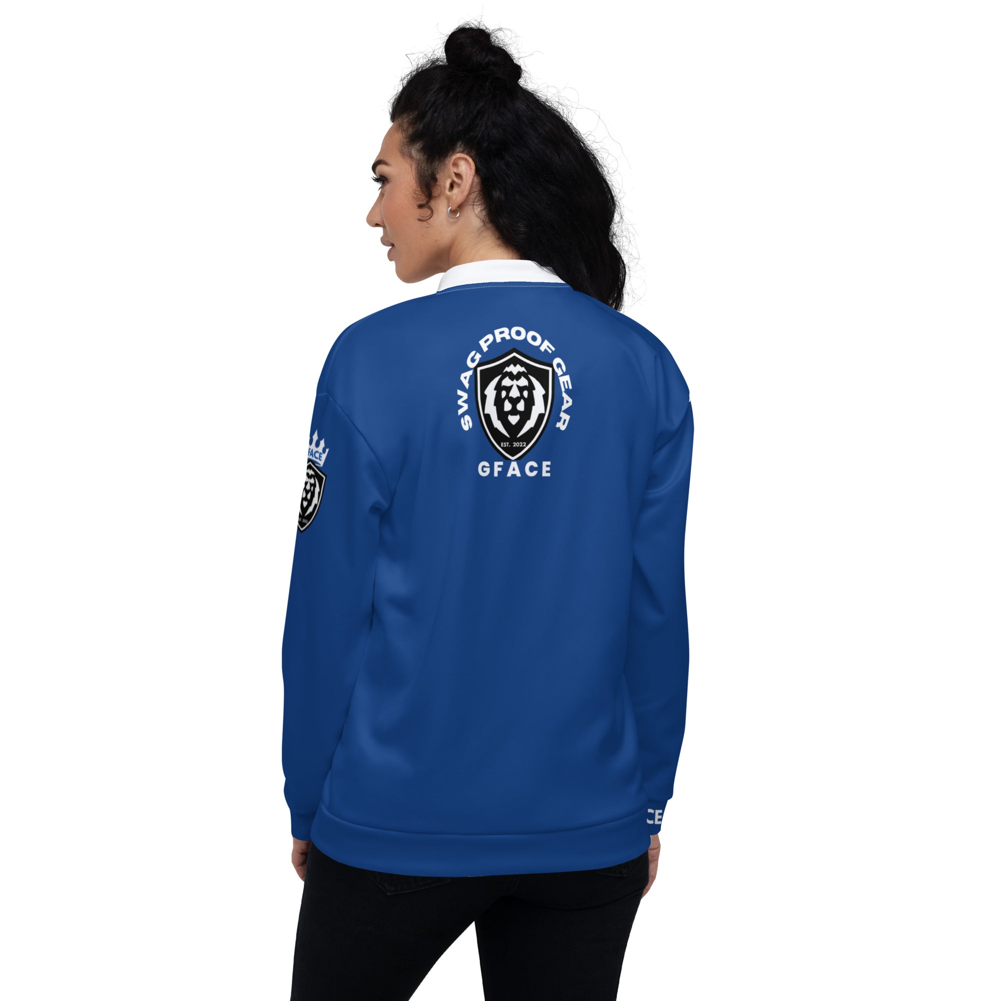 Unisex Bomber Jacket Blue Gface Vip