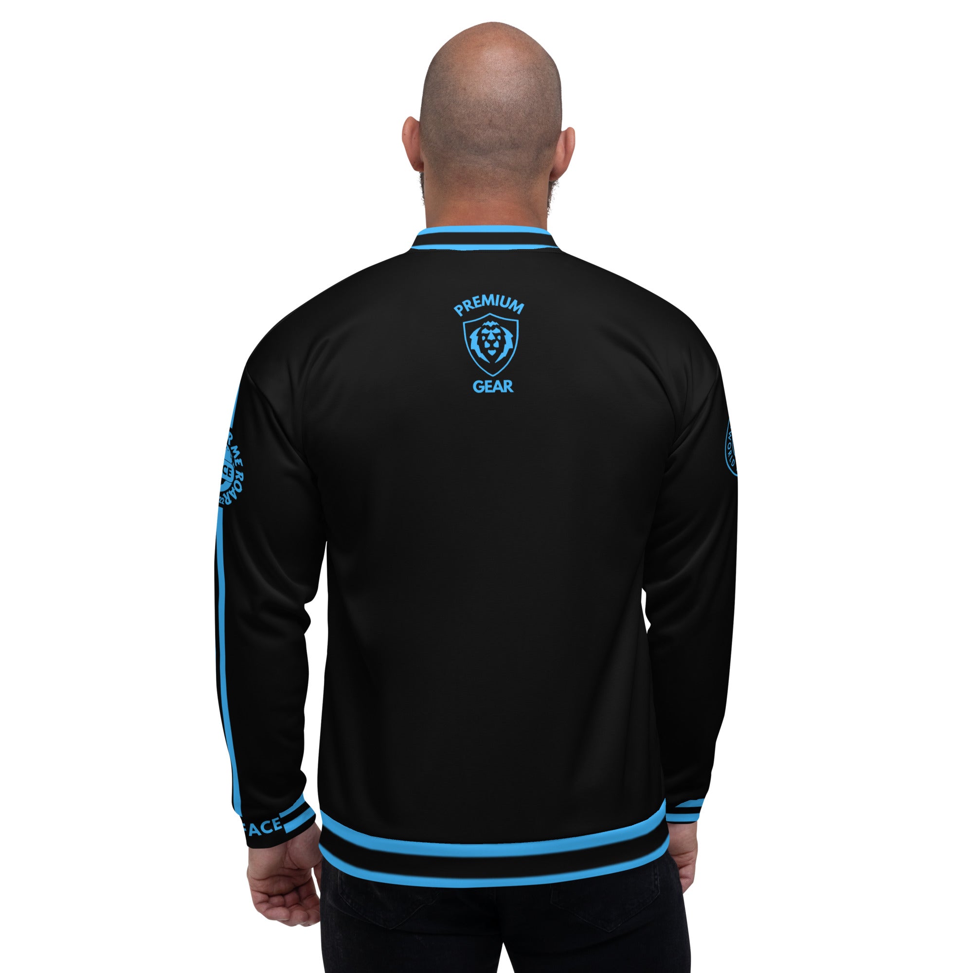 GFACE Blue Sport Unisex Bomber Jacket