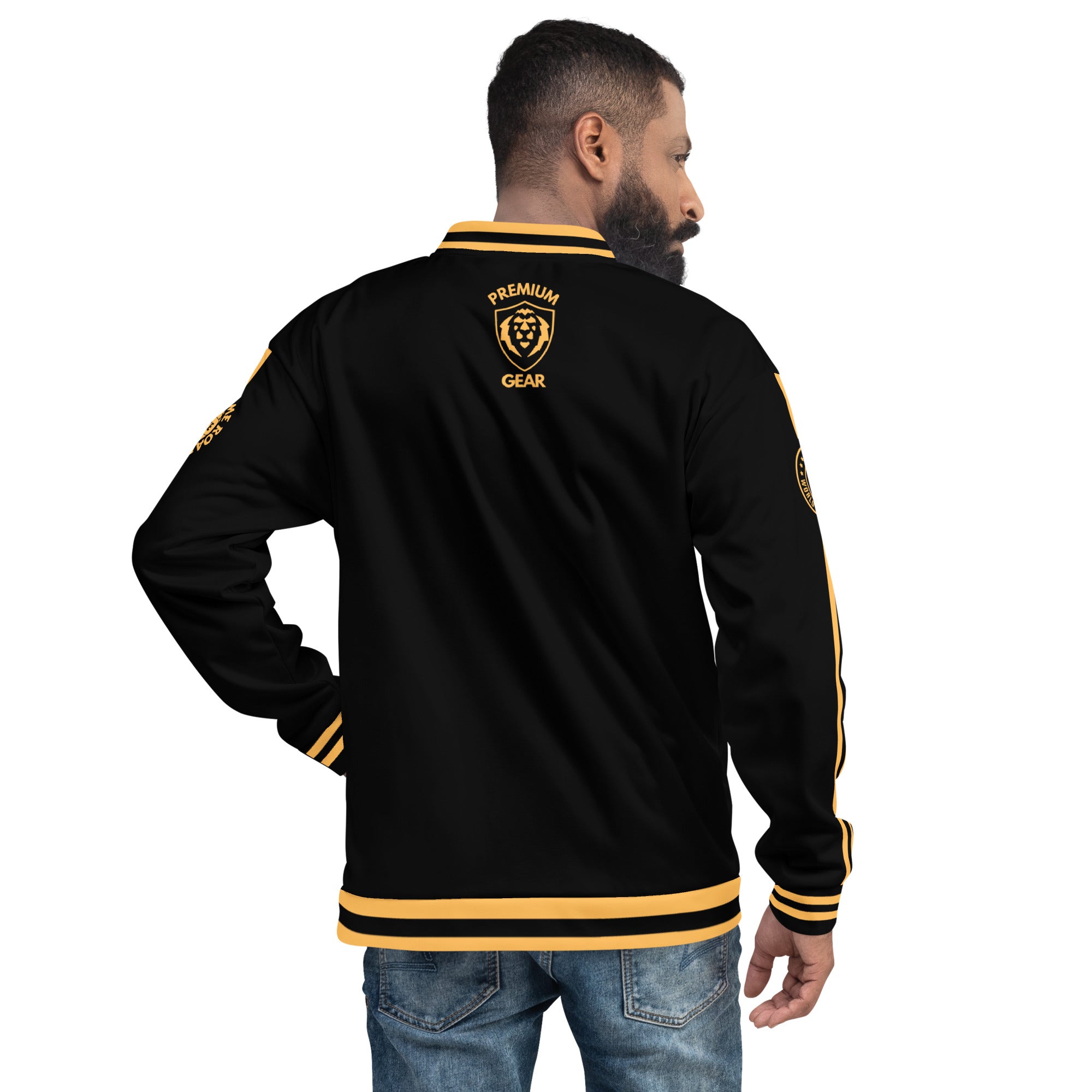 Gface Gold Sports Unisex Bomber Jacket