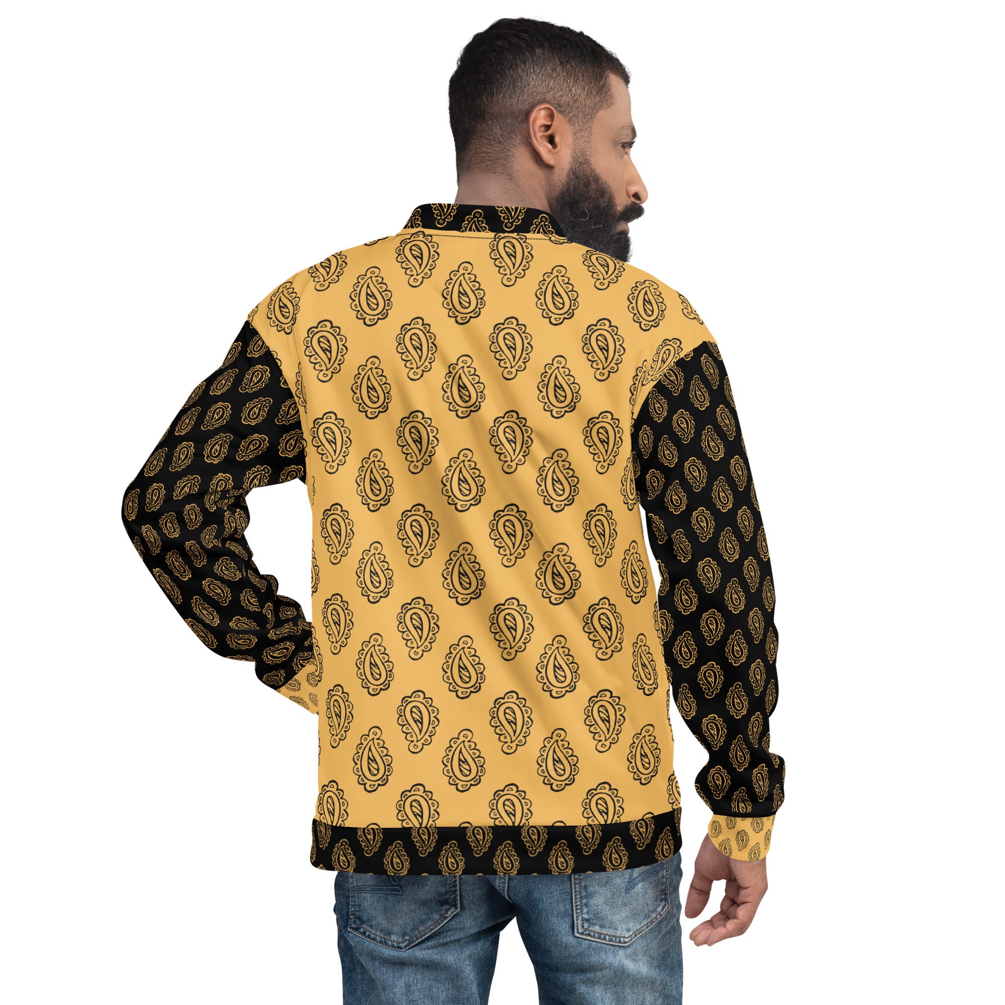 Gface Gold Bandana Unisex Unisex Bomber Jacket