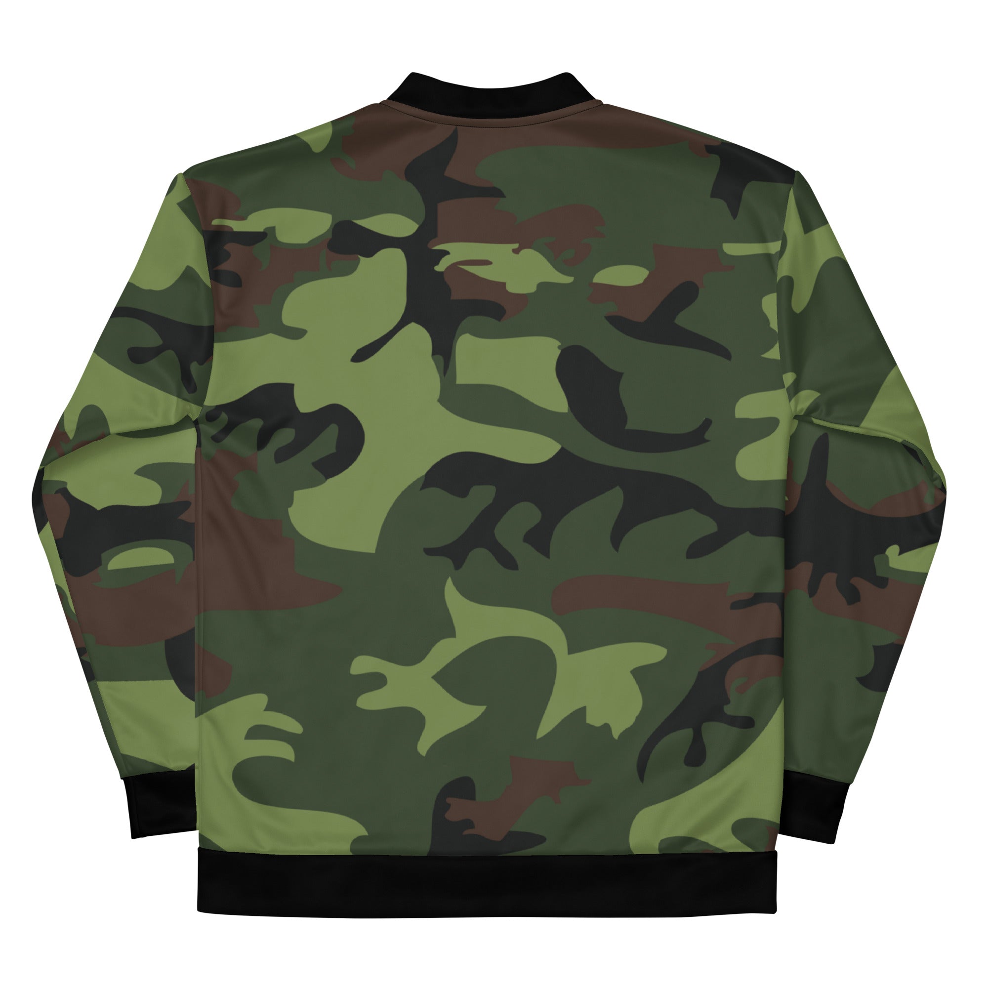 Gface Green Camo-Incognito Unisex Bomber Jacket