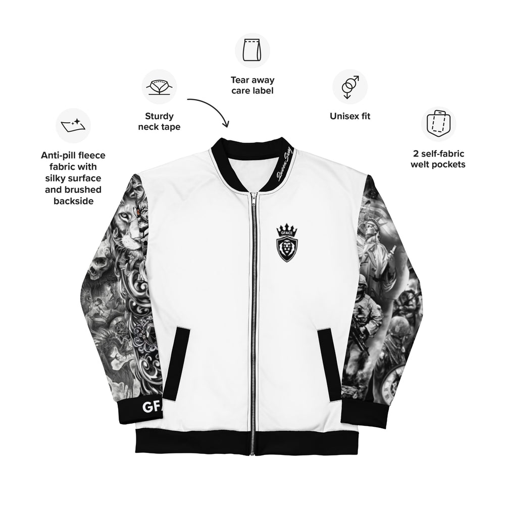 Unisex Bomber Jacket Gface Tattoo Swag