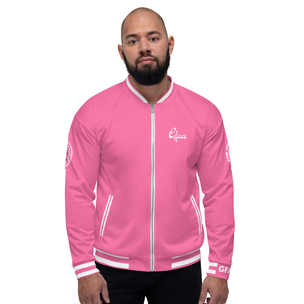 Unisex (W/Pink) Bomber Jacket GFACE Sport