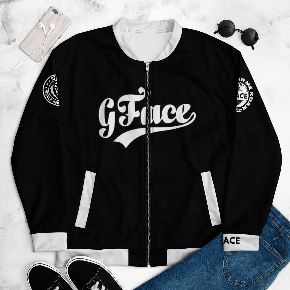 GFACE VIP B/White Unisex Bomber Jacket