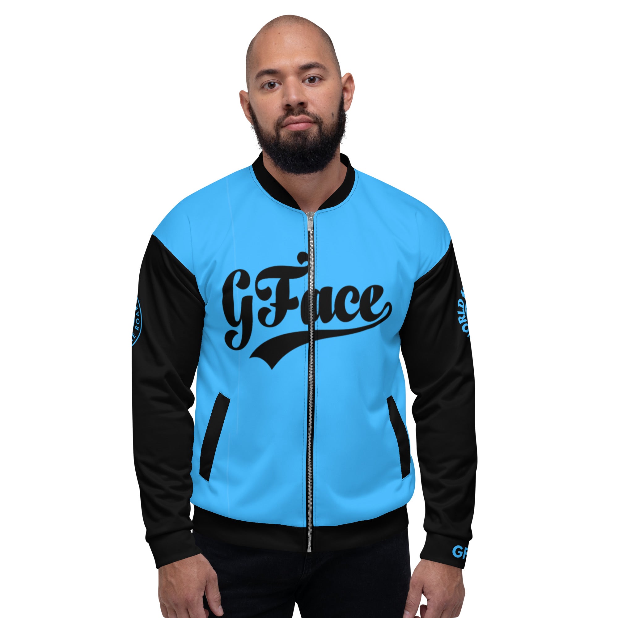 GFACE VIP Blue Unisex Bomber Jacket