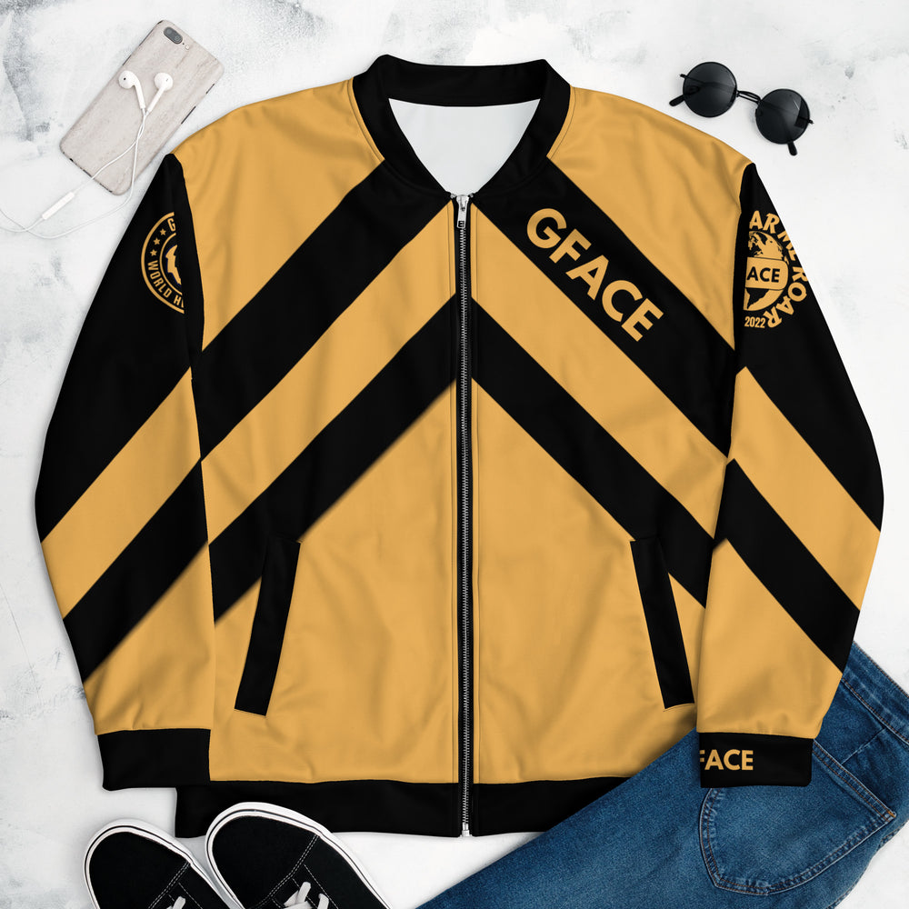 GFACE Elite Gold Unisex Bomber Jacket