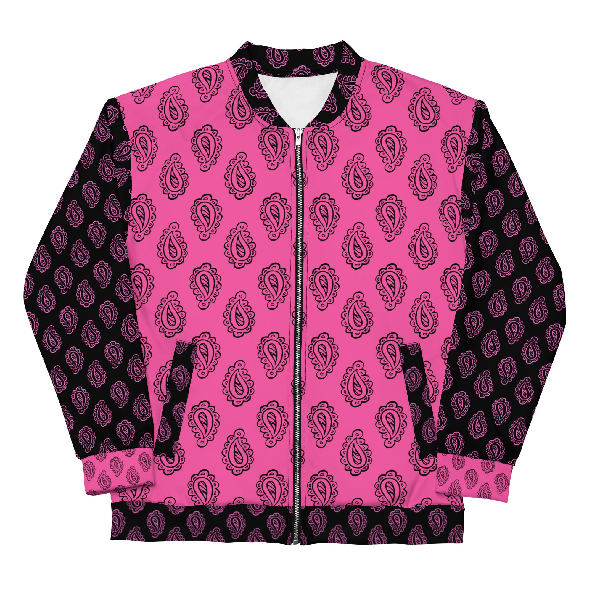 Gface Pink Bandana Unisex Bomber Jacket