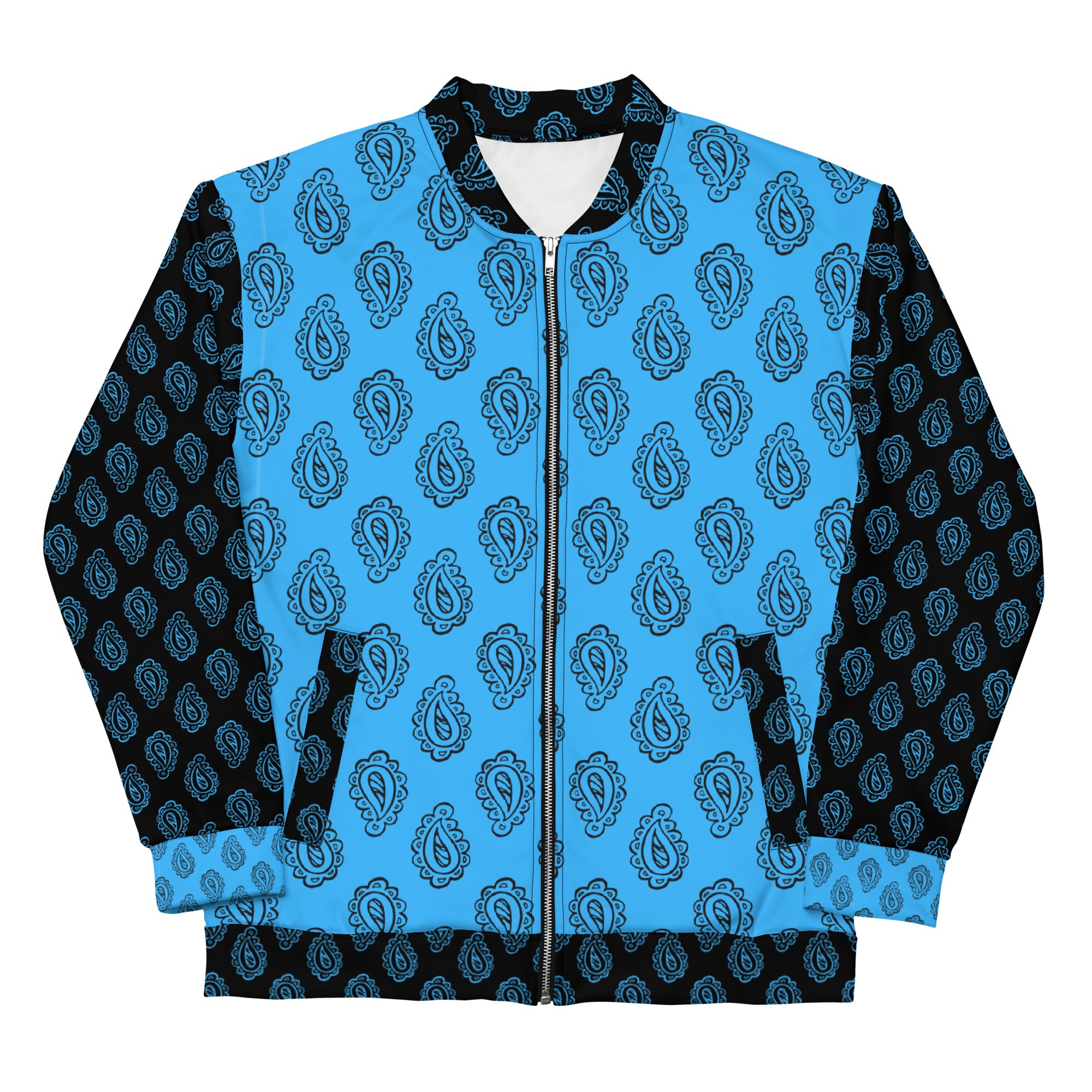 Gface Blue Bandana Unisex Bomber Jacket