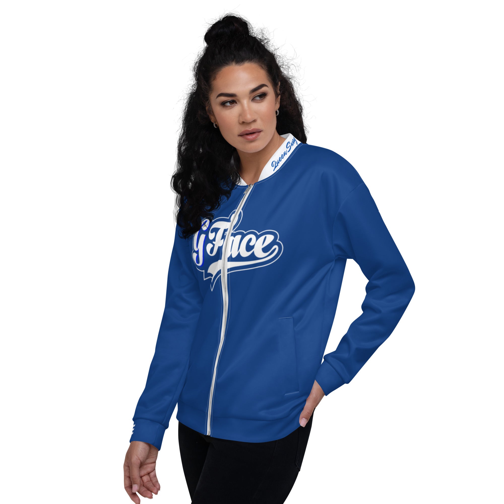 Unisex Bomber Jacket Blue Gface Vip