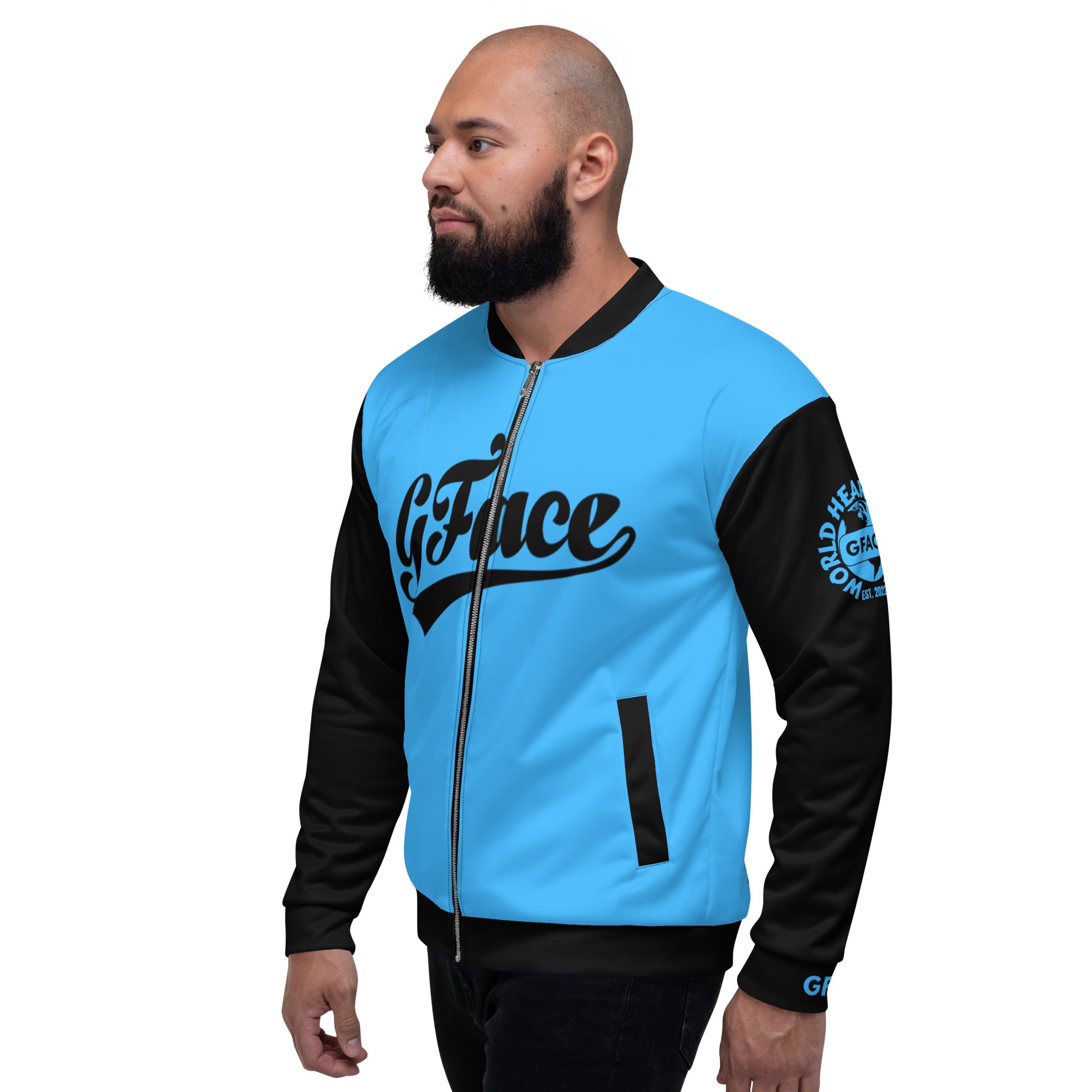 GFACE VIP Blue Unisex Bomber Jacket