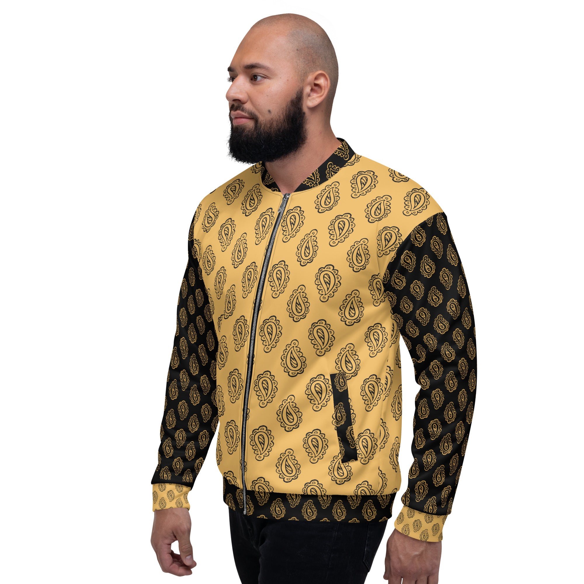 Gface Gold Bandana Unisex Unisex Bomber Jacket