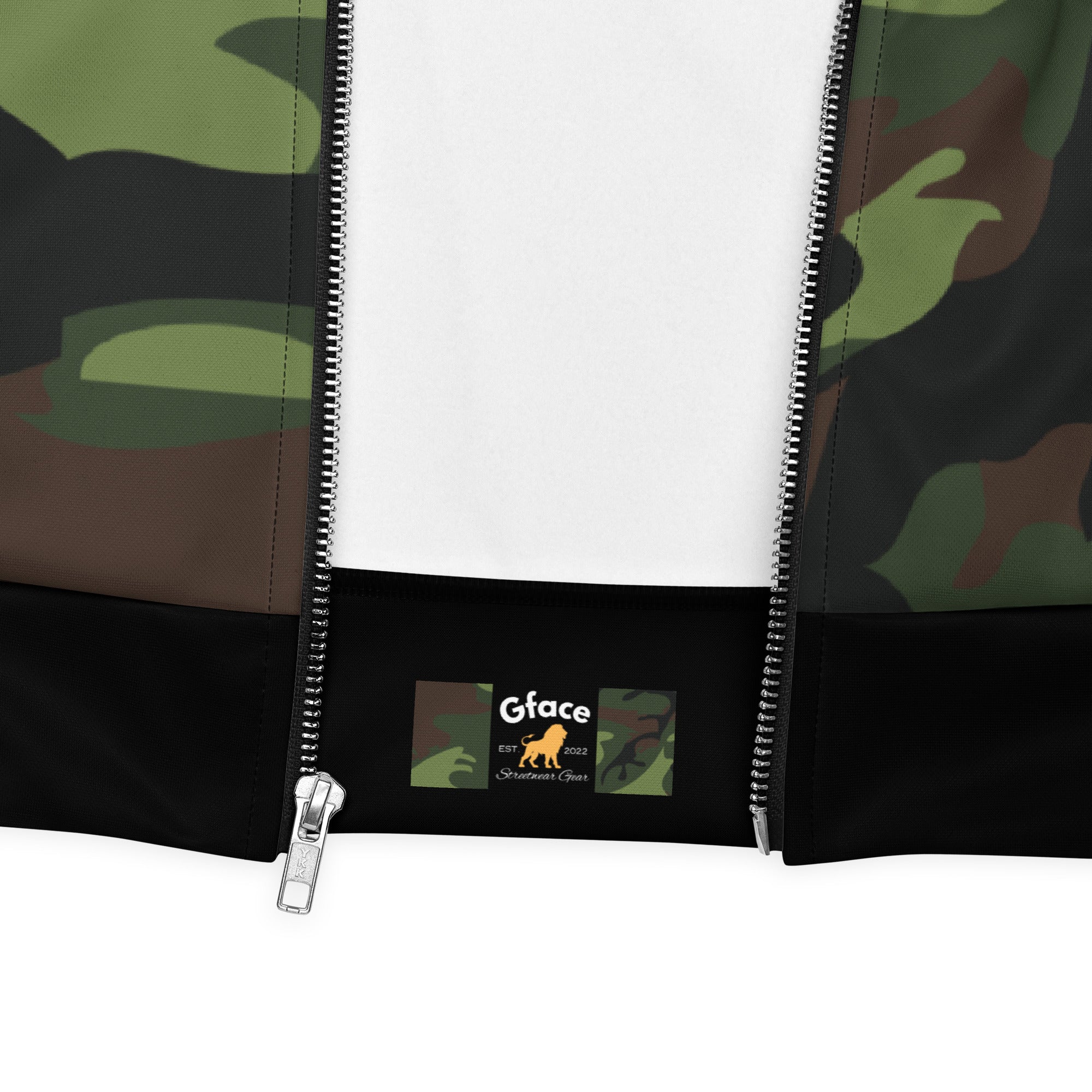 Gface Green Camo-Incognito Unisex Bomber Jacket