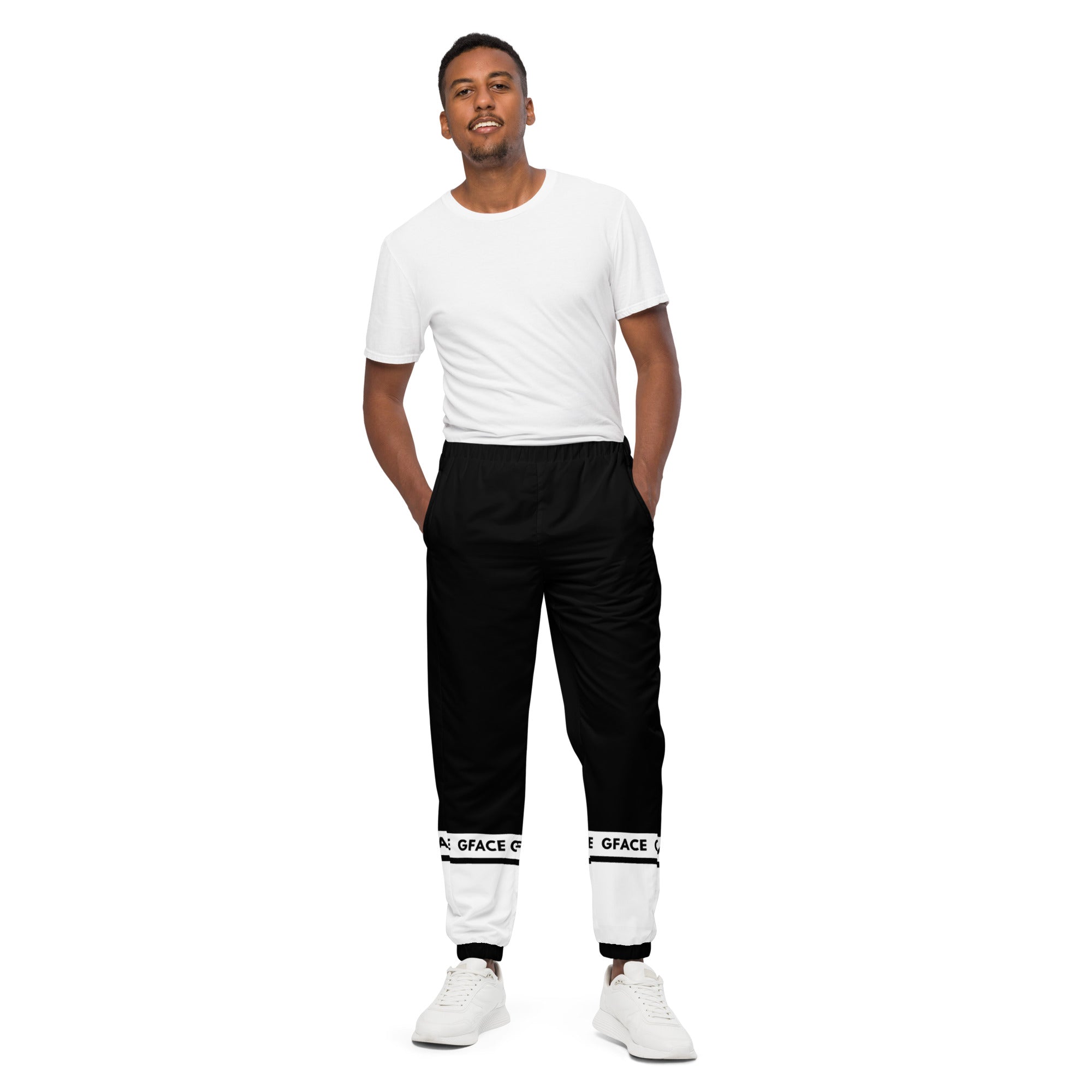 Gface B/White Unisex track pants