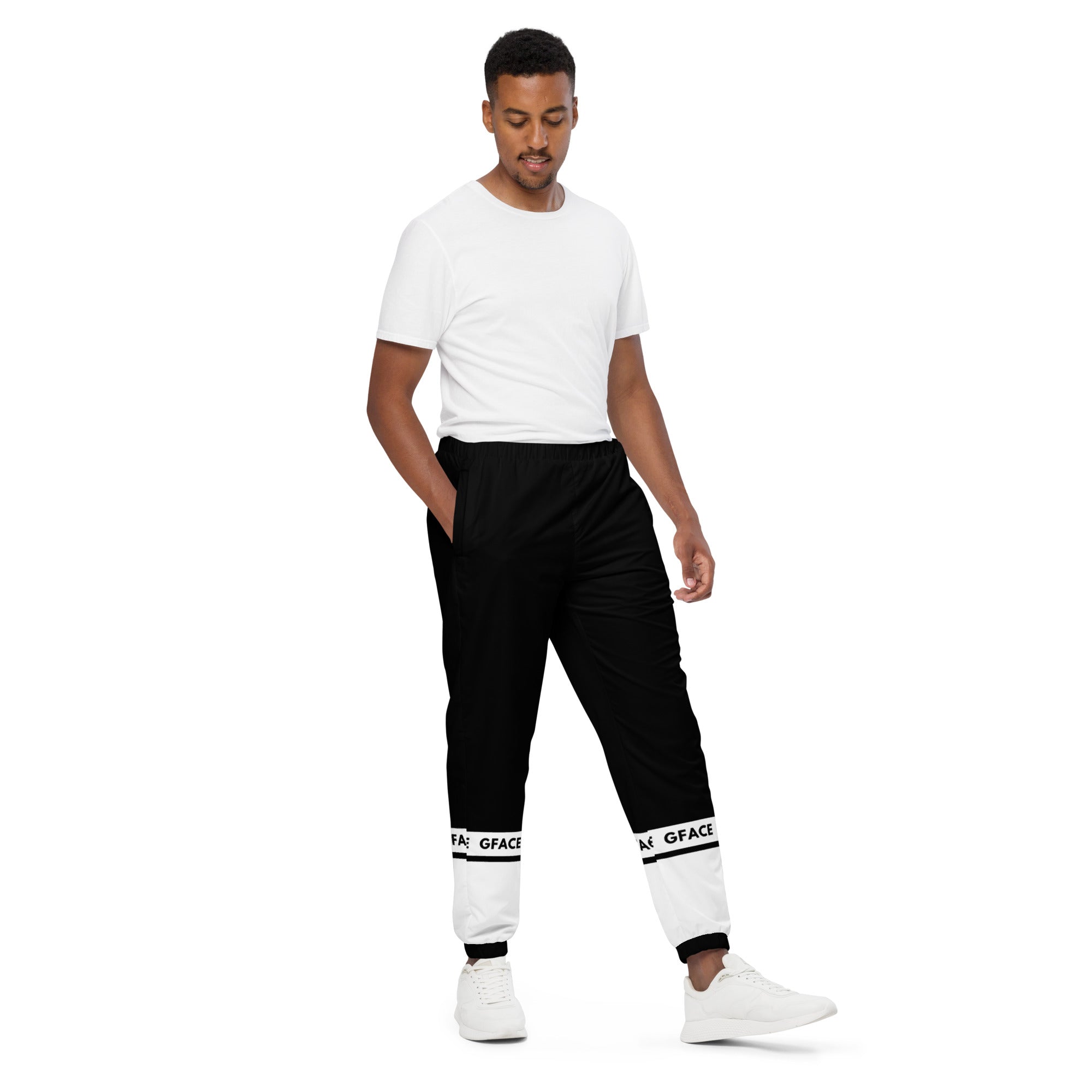 Gface B/White Unisex track pants