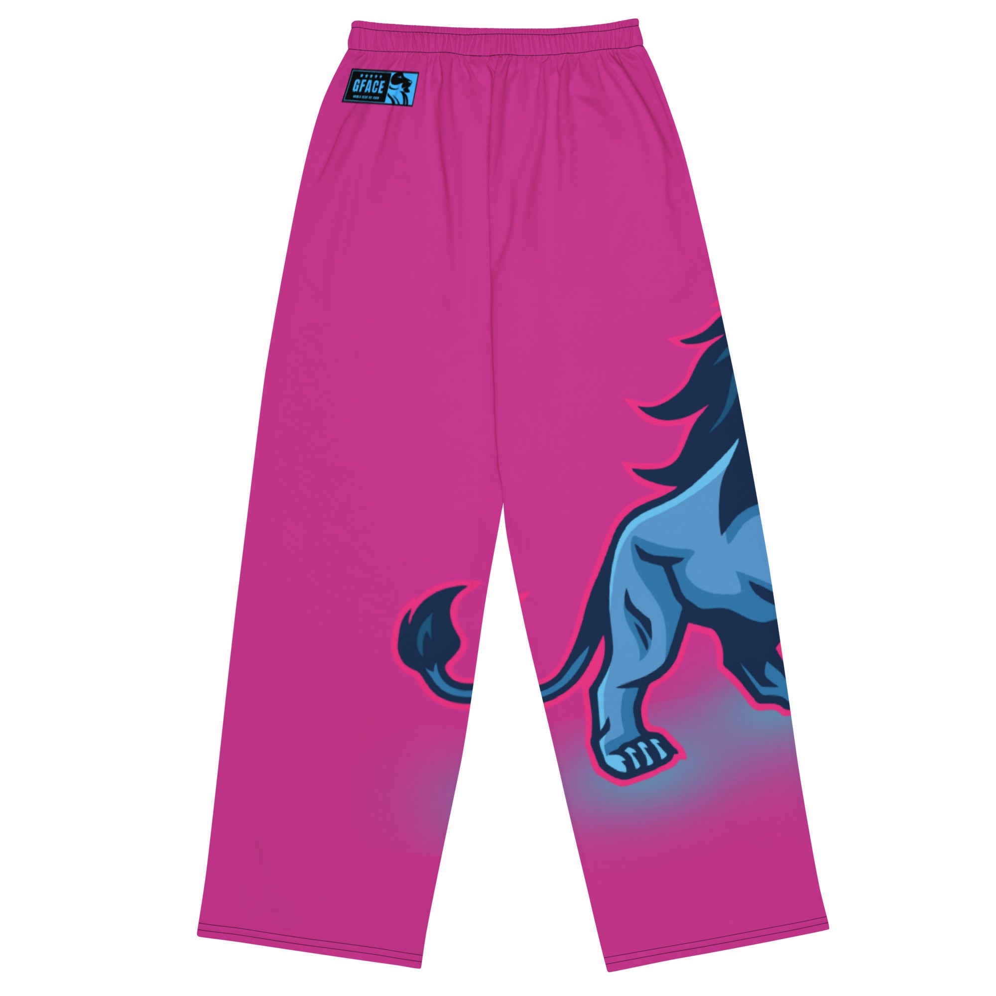 Unisex pink wide-leg pants GFACE World Hear Me Roar