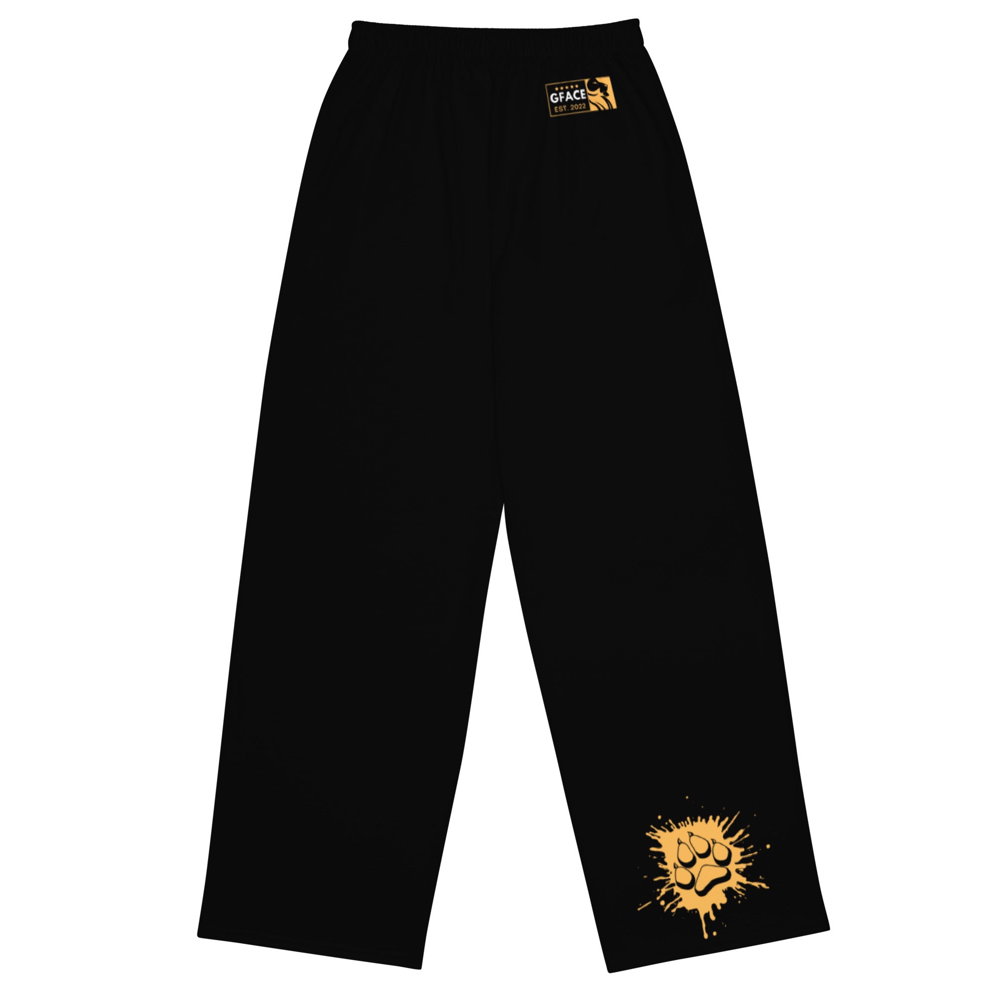 Gface wide-leg pants Logo/Lion