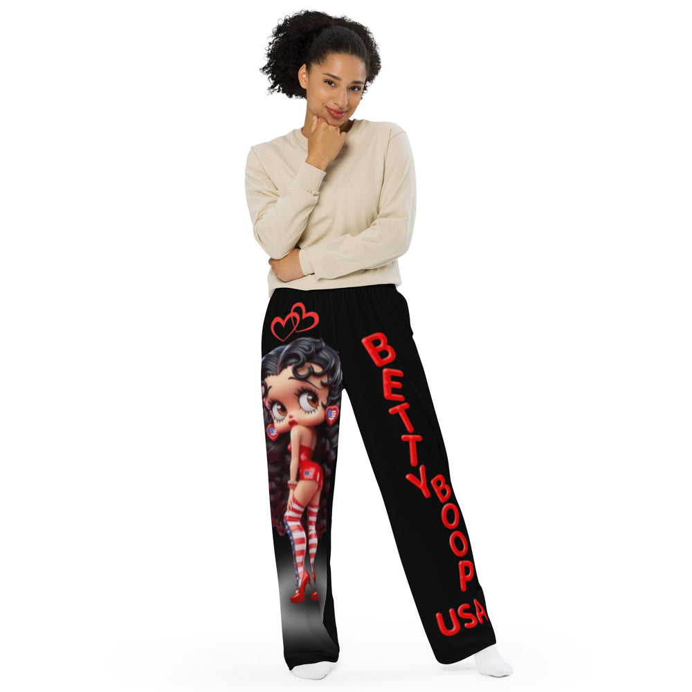 Gface wide-leg pants Betty Boop USA