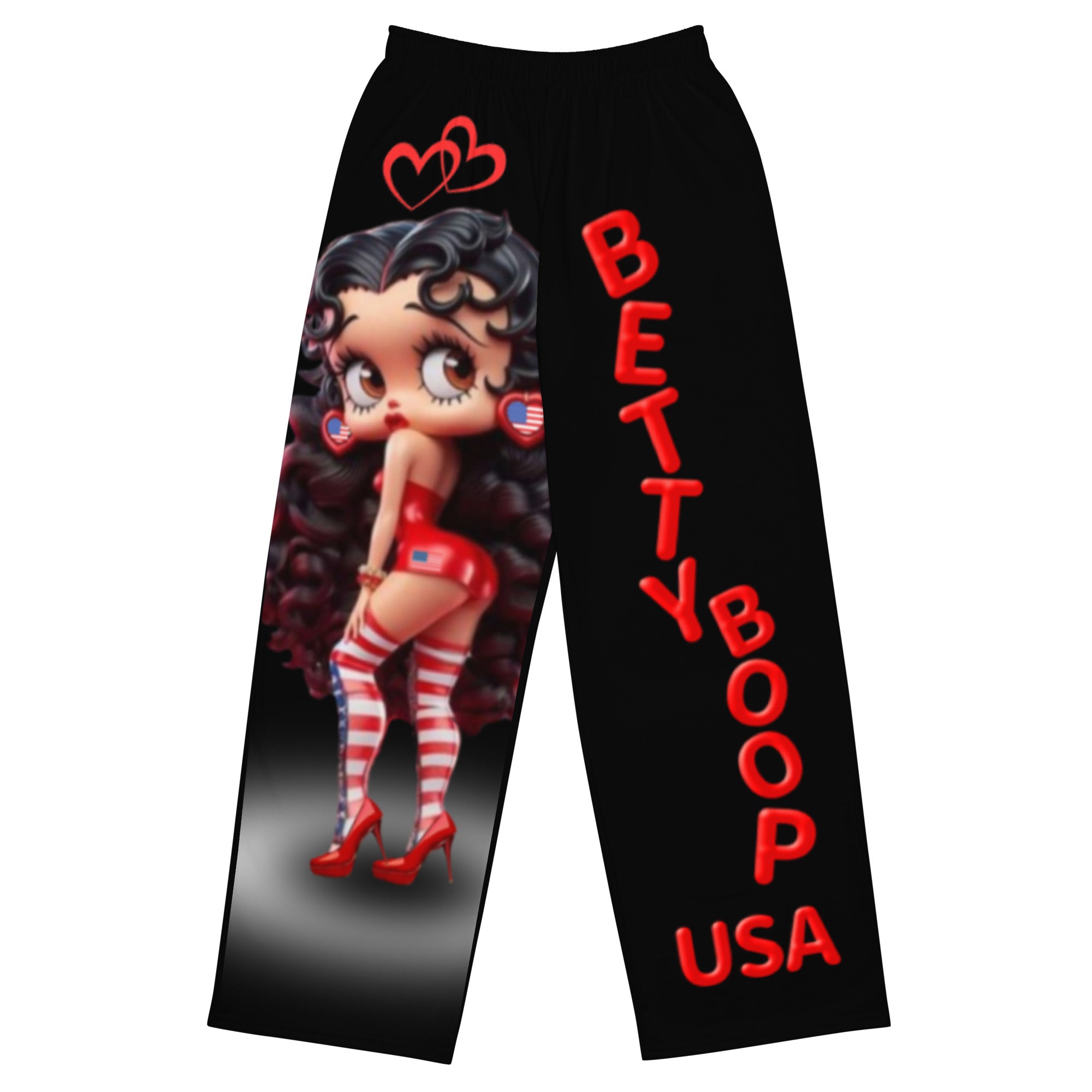 Gface wide-leg pants Betty Boop USA