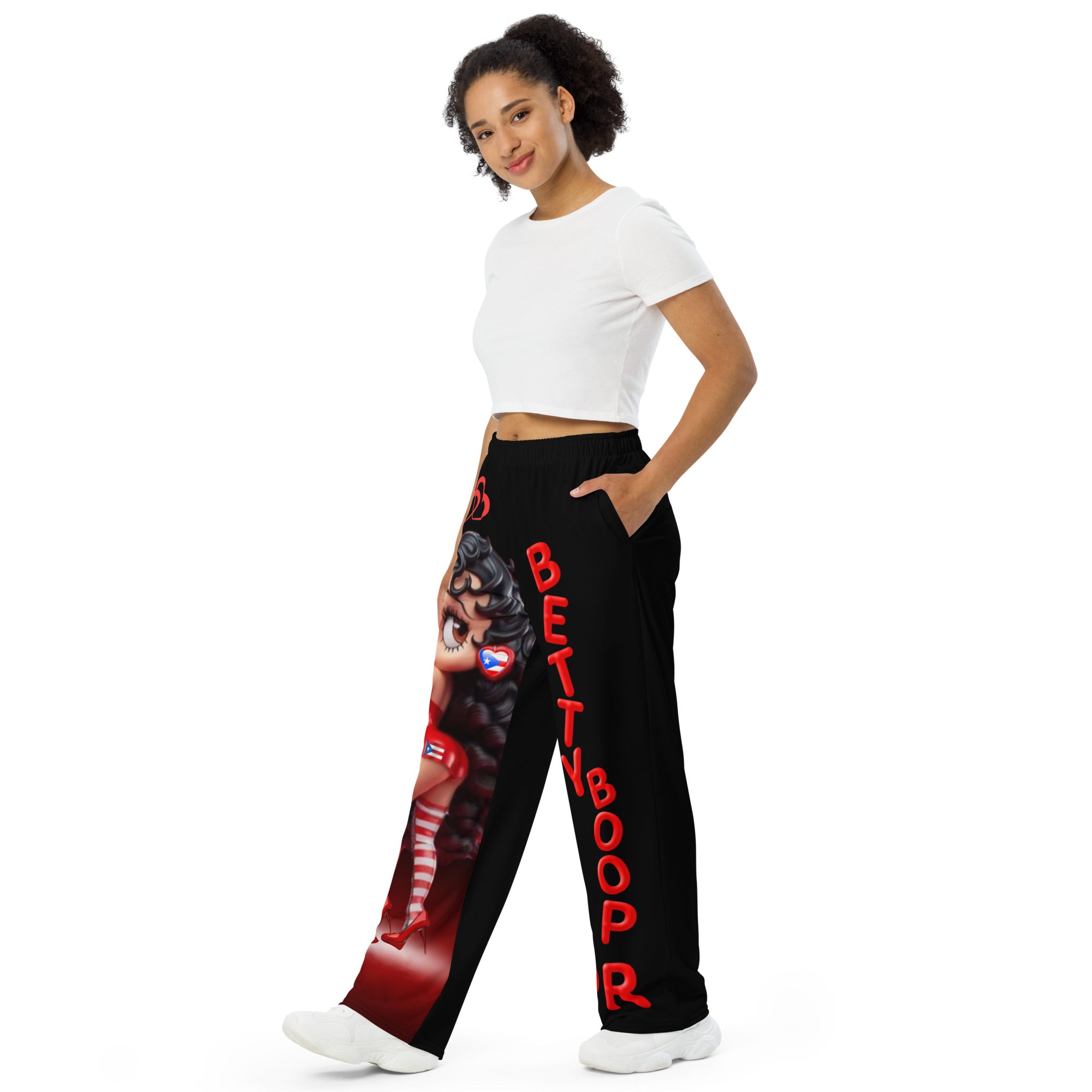 Gface wide-leg pants Betty Boop PUERTO RICO