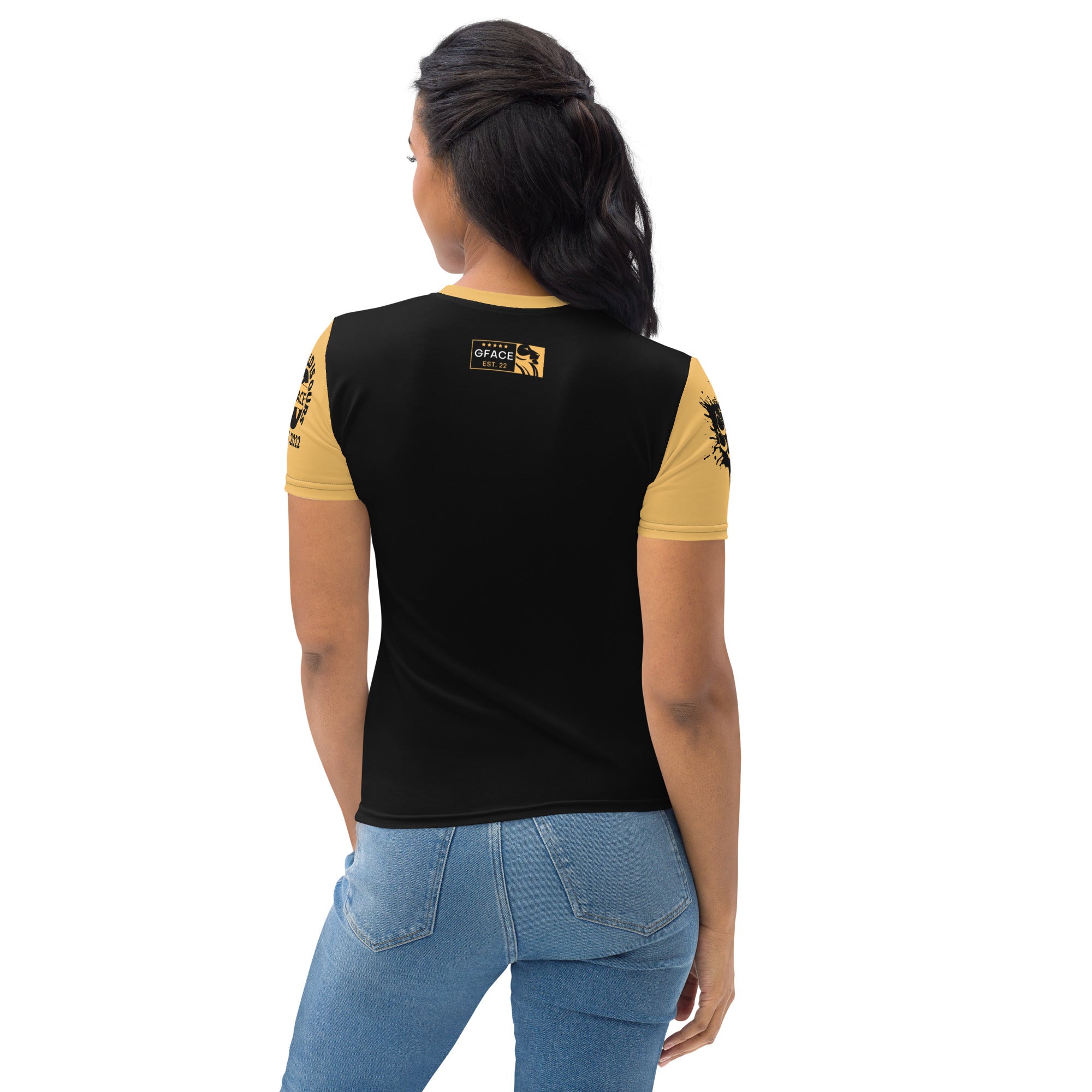 Women's T-shirt Gold GFACE Urban Concrete Jungle