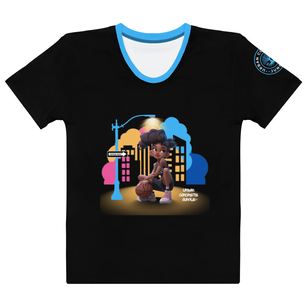 Women's T-shirt GFACE Girl B-ball Urban Concrete Jungle