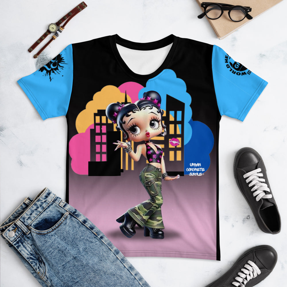 Gface Women's T-shirt Betty Boop Kiss