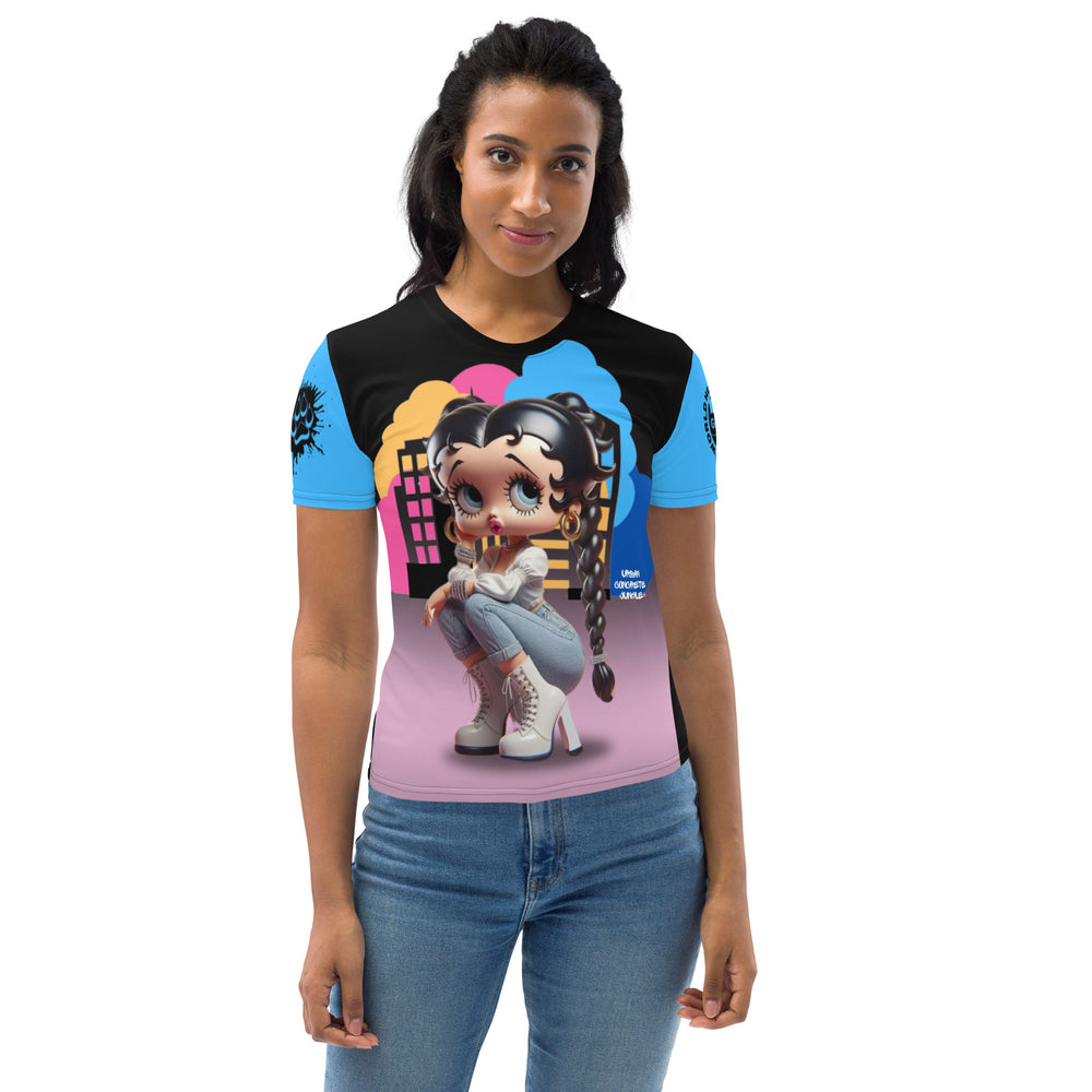 Gface Women's T-shirt Betty Boop Pony Tail swag