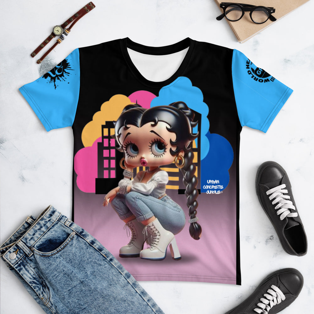 Gface Women's T-shirt Betty Boop Pony Tail swag