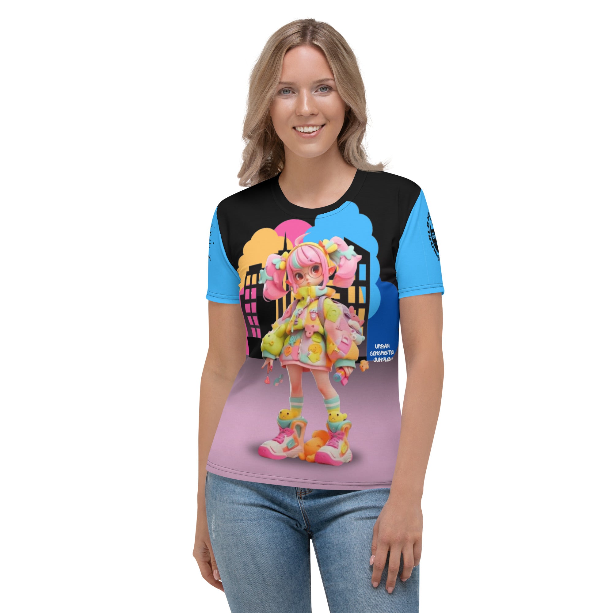 Gface Women's T-shirt Candy Crush