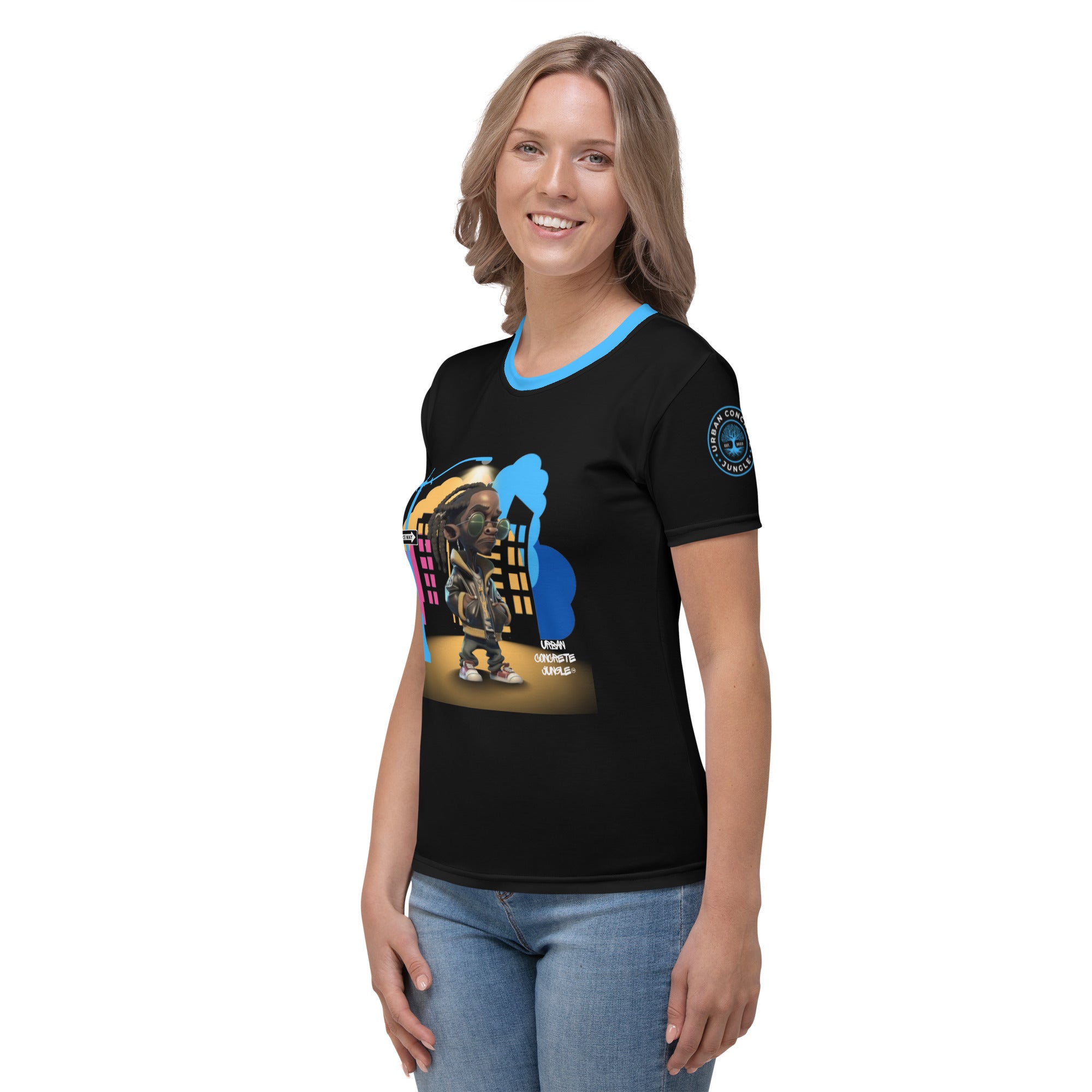 Women's T-shirt GFACE ICON Urban Concrete Jungle