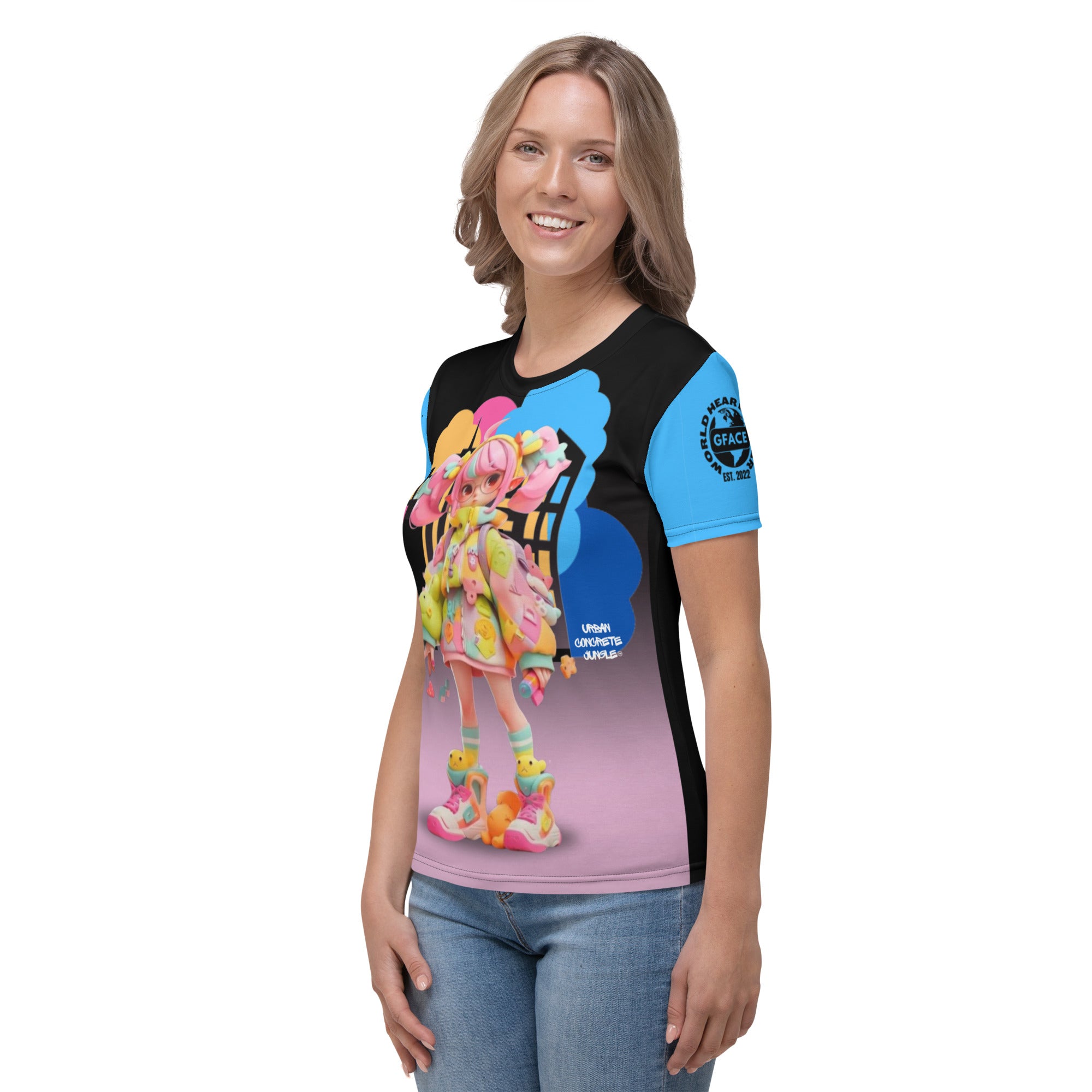 Gface Women's T-shirt Candy Crush