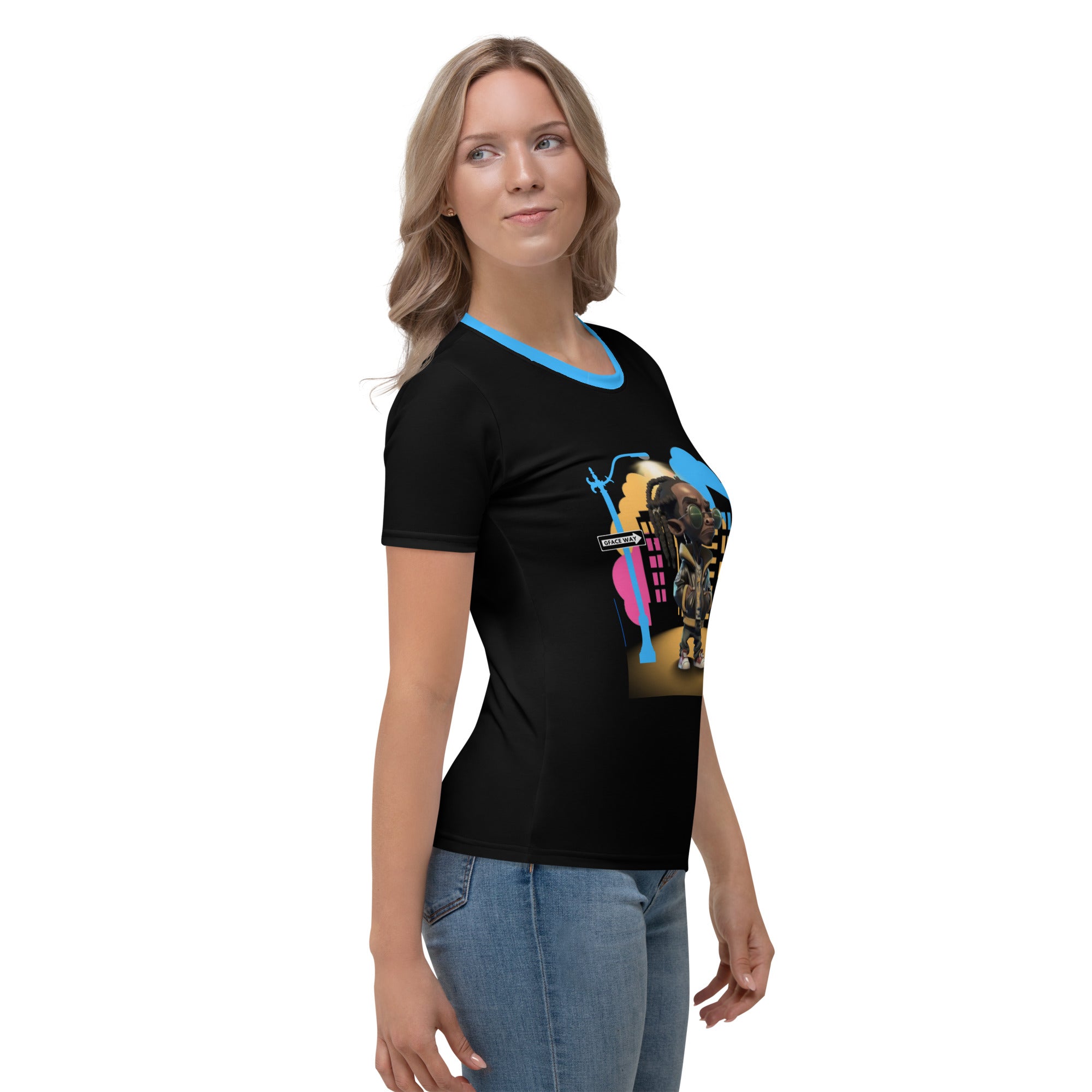 Women's T-shirt GFACE ICON Urban Concrete Jungle