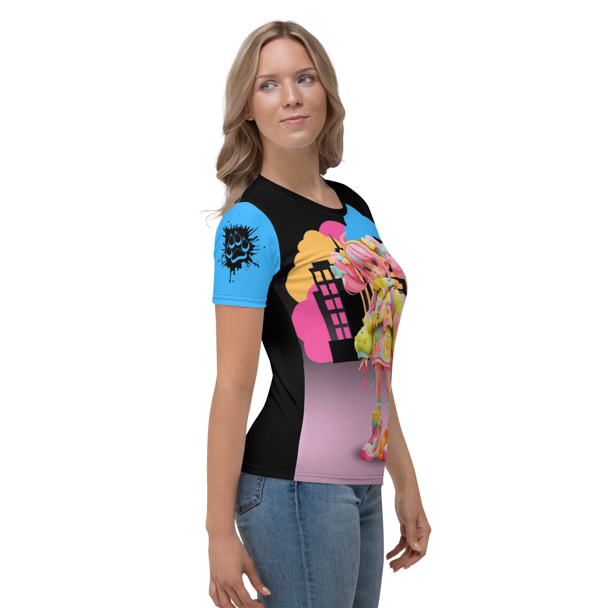 Gface Women's T-shirt Candy Crush