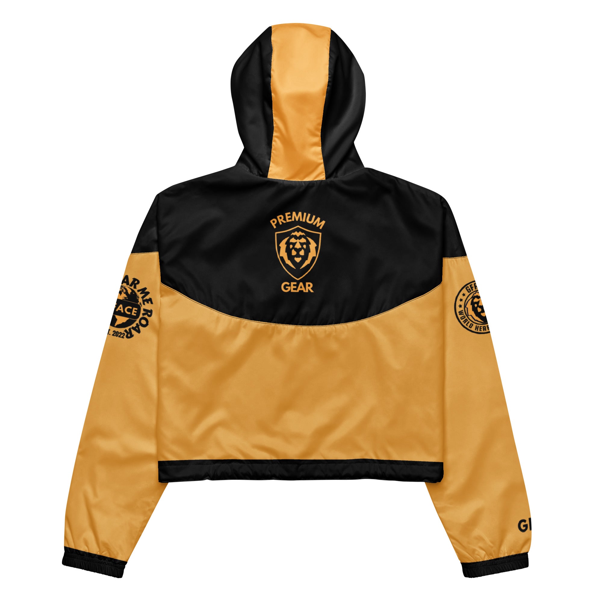 GFACE Gold Women’s Cropped windbreaker