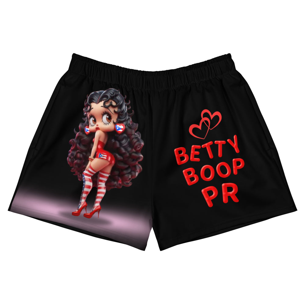 Gface Women’s Recycled Athletic Shorts Betty Boop PUERTO RICO