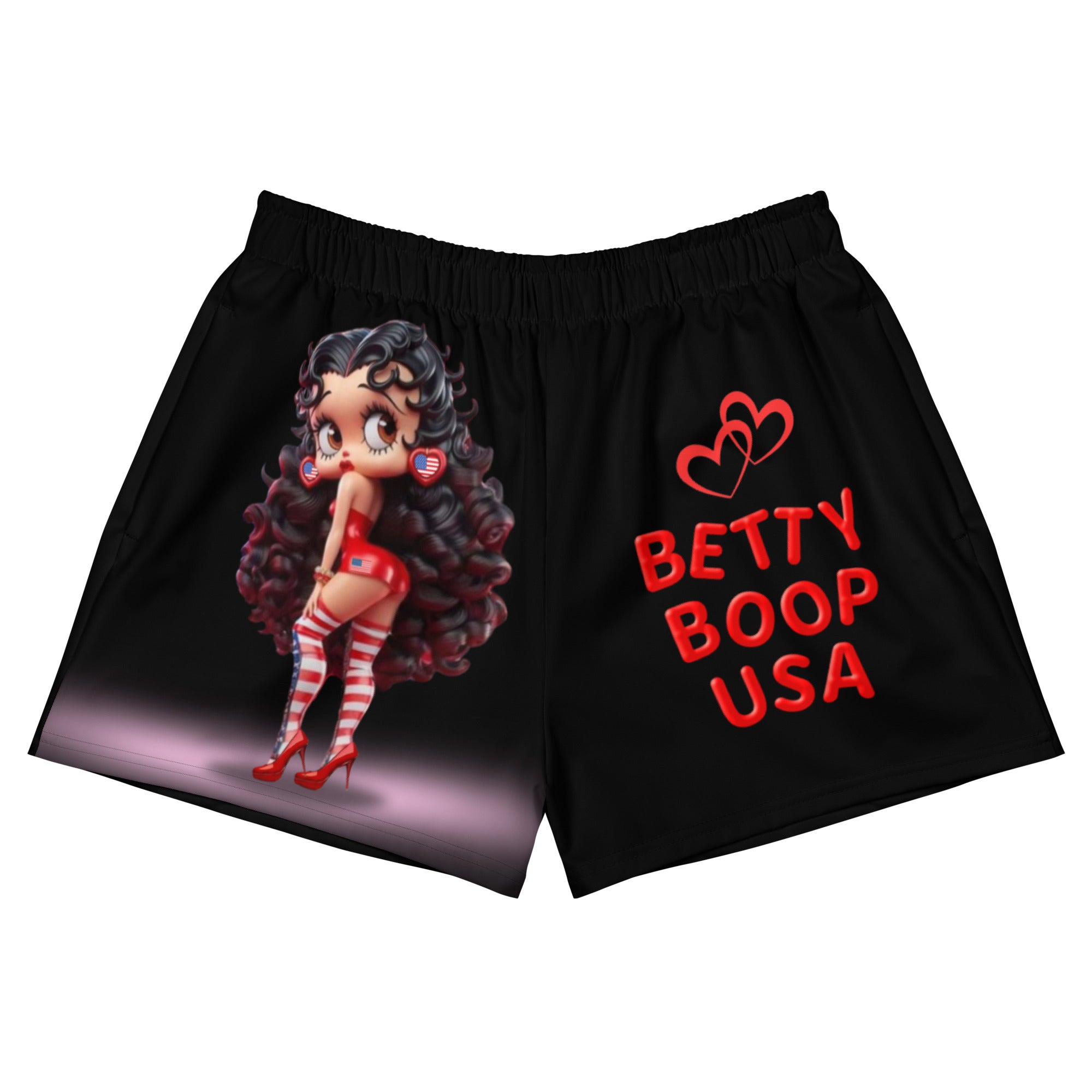 Gface Women’s Recycled Athletic Shorts Betty Boop USA