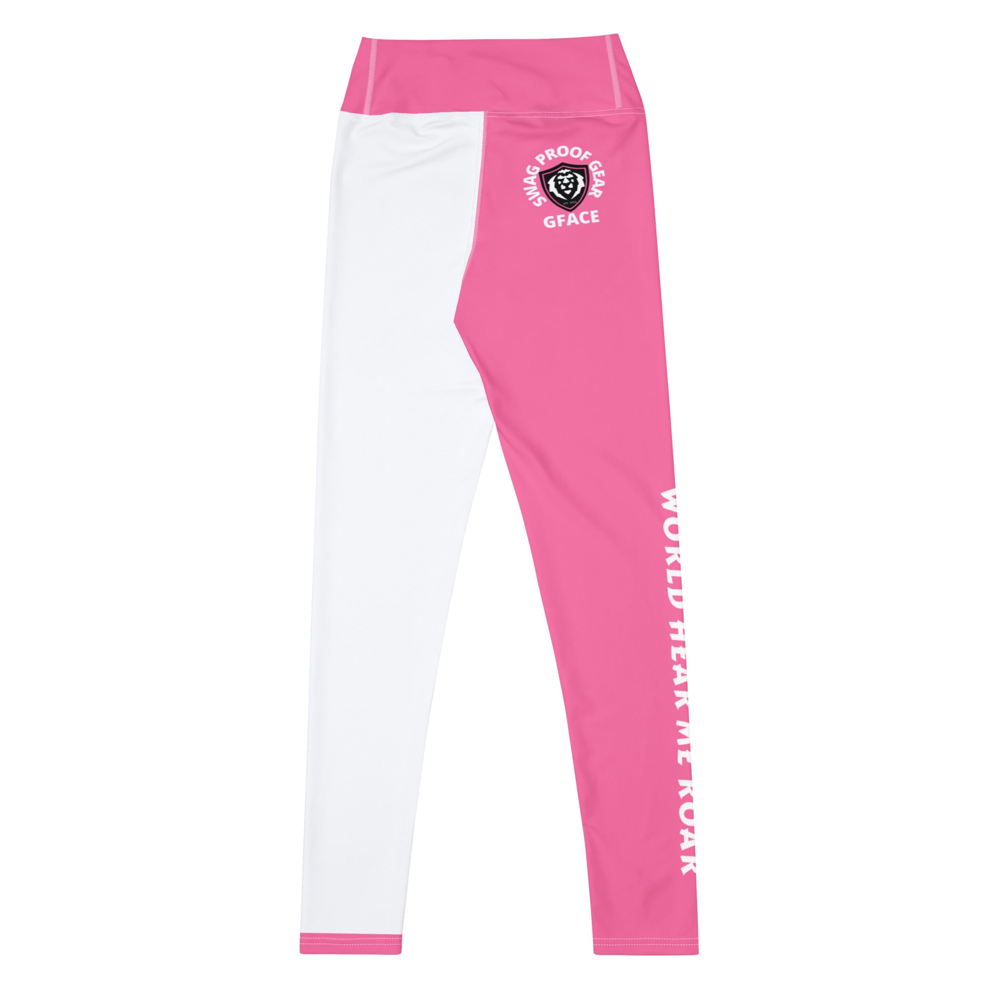 Yoga Leggings (W/Pink) GFACE World Hear Me Roar