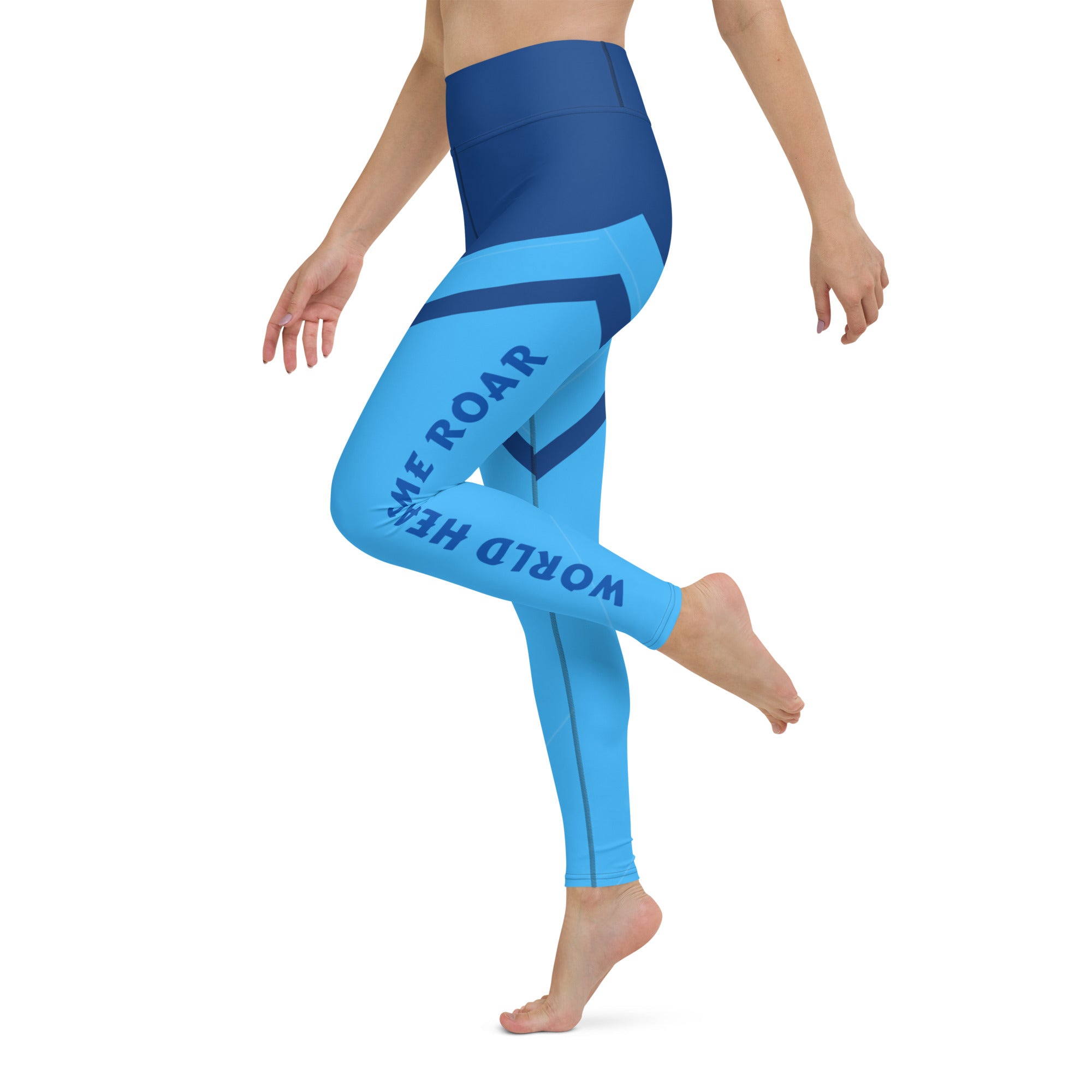 Gface Women 2-tone blue Yoga Leggings