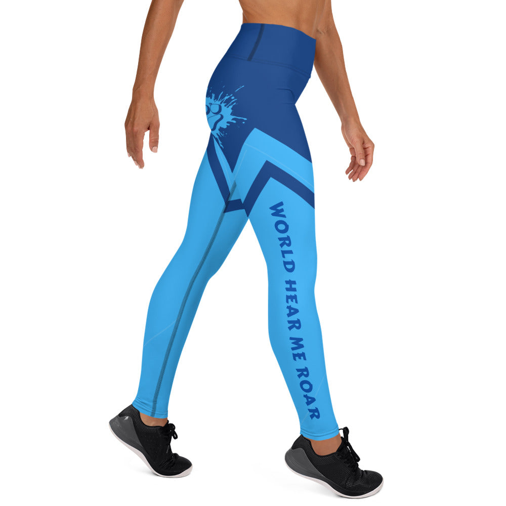 Gface Women 2-tone blue Yoga Leggings