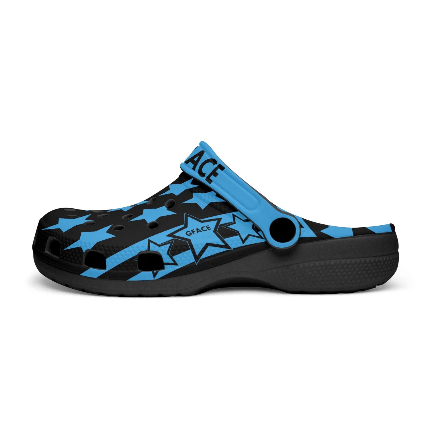 GFACE Unisex Blue All Star Clogs