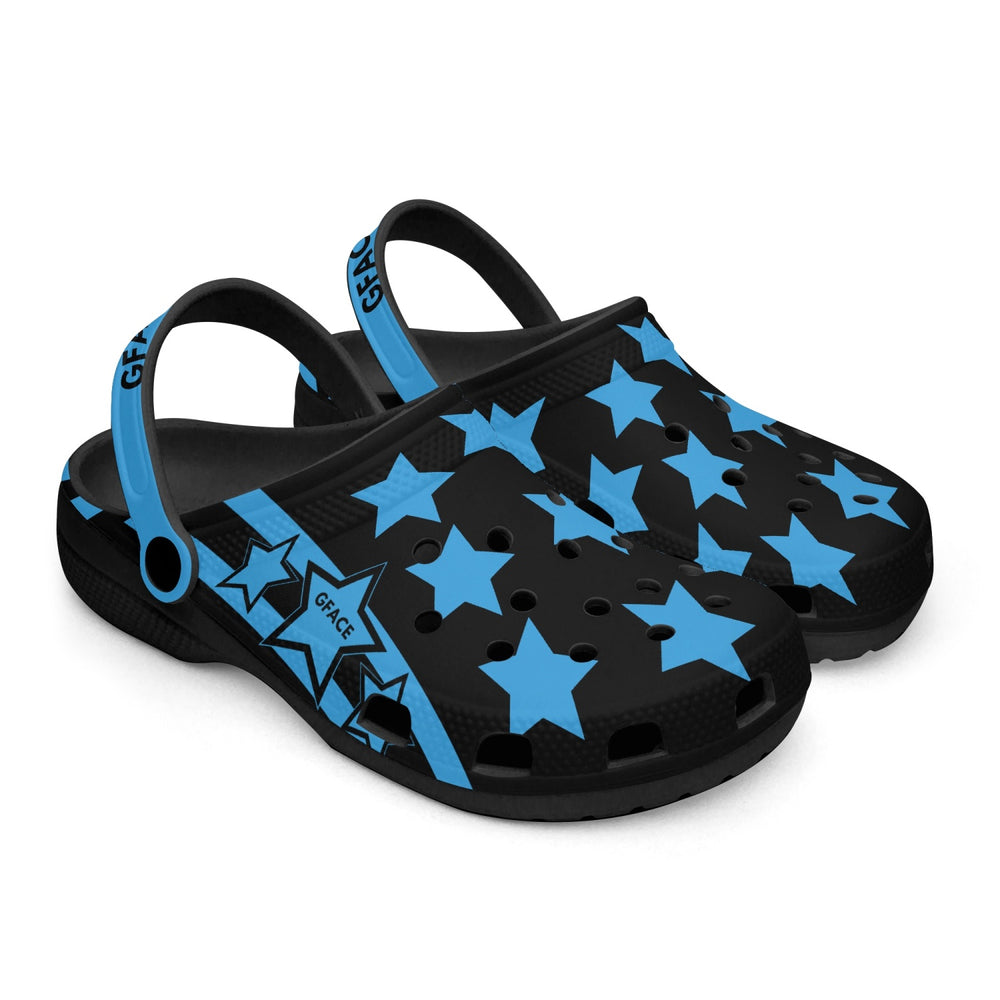 GFACE Unisex Blue All Star Clogs