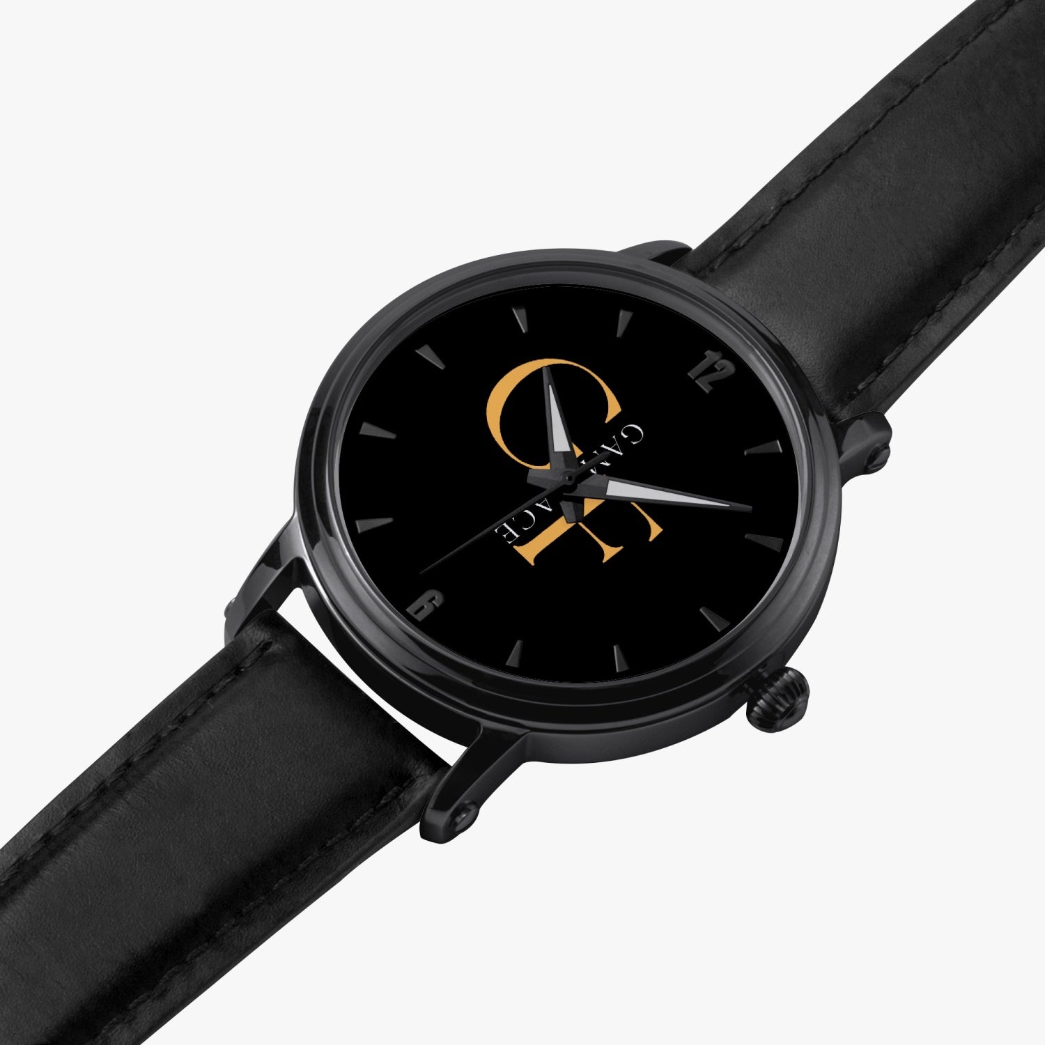 GFACE Unisex 46mm Automatic Watch (Black) no batteries required