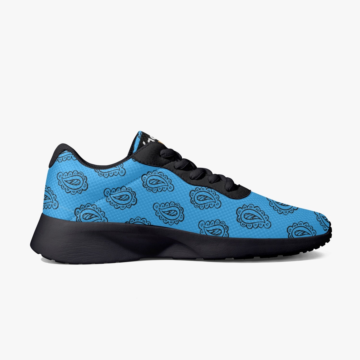 Gface Blue Bandana Unisex Lifestyle Mesh Running Shoes - Black