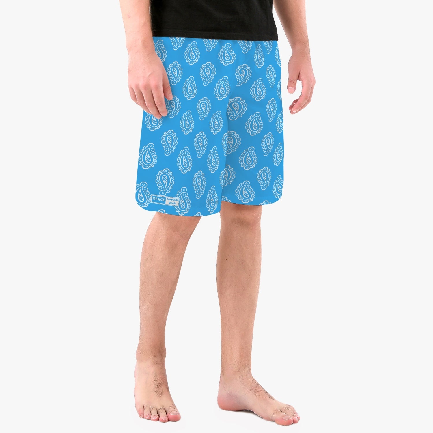 Gface Men’s Blue Bandana Shorts