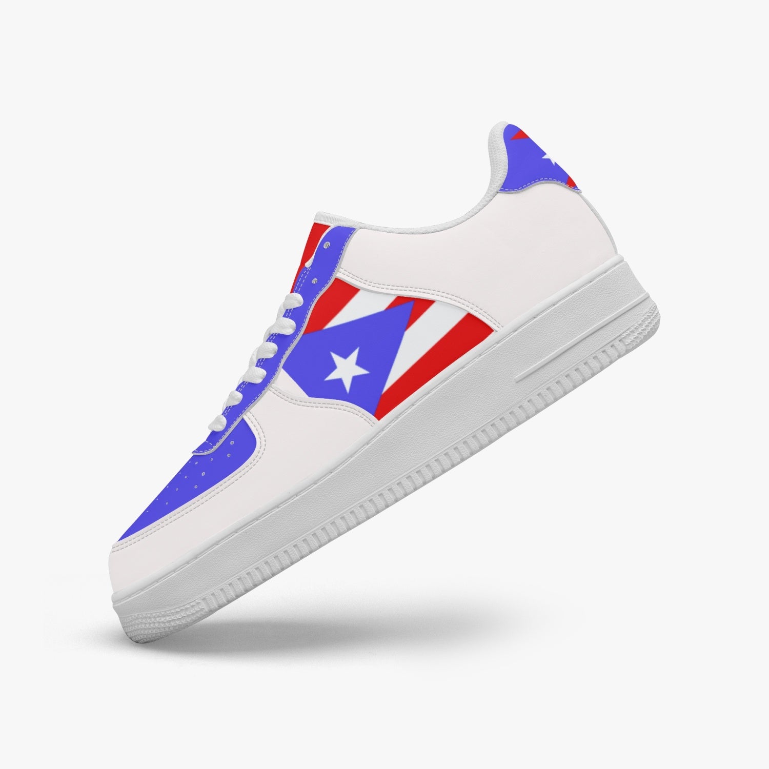 977. AF1 Low-Top Leather Sports Sneakers - Tongue Printable