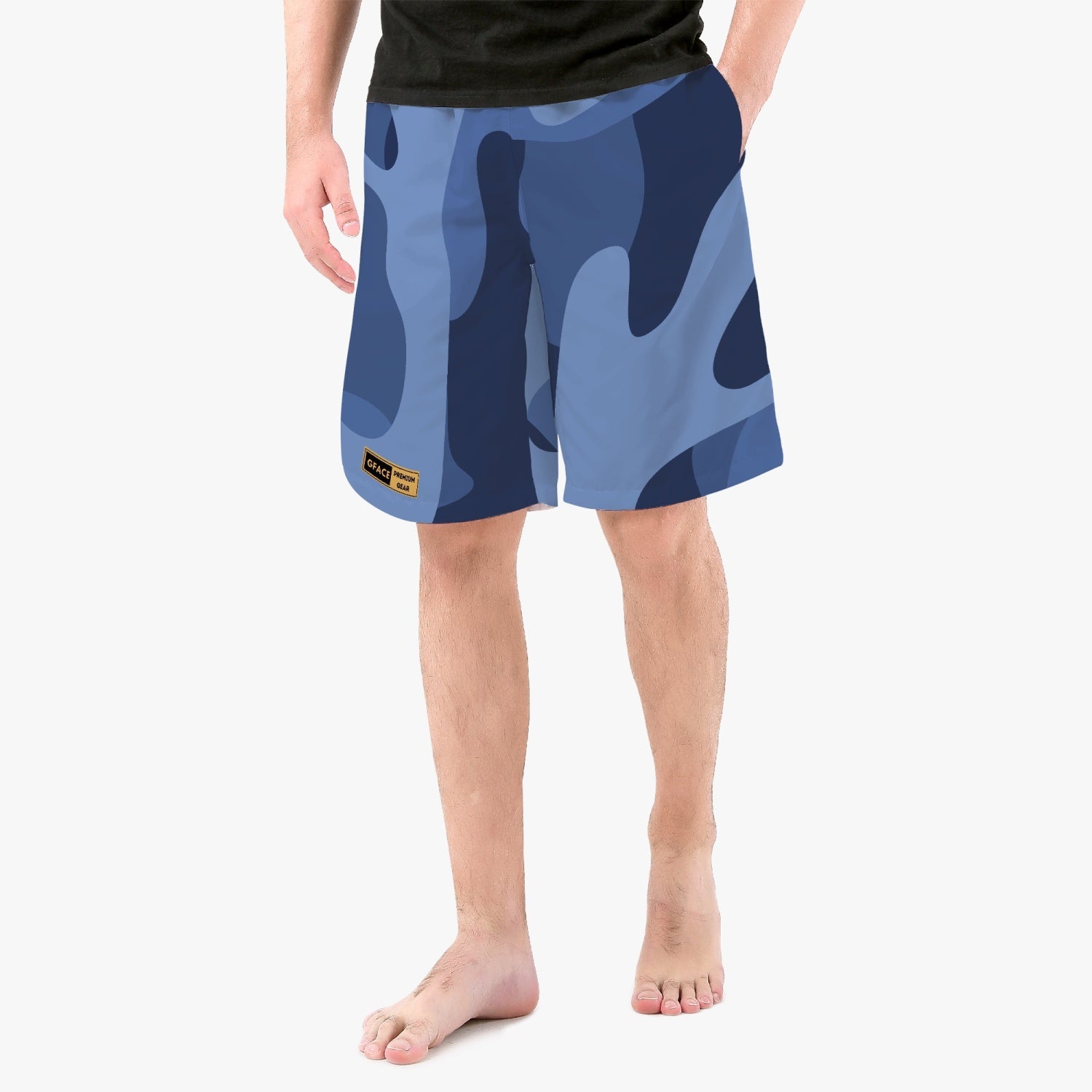 Gface Blue Camo-Icognito Men’s Shorts